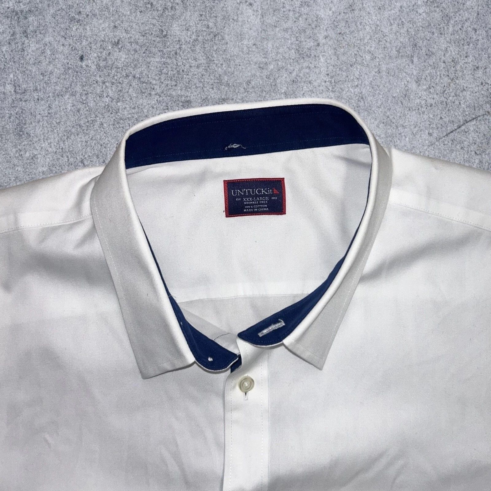 UNTUCKit Untuckit Shirt Wrinkle Free Las Cases Flip Cuff Button Down Size US XXL / EU 58 / 5 - 7 Thumbnail
