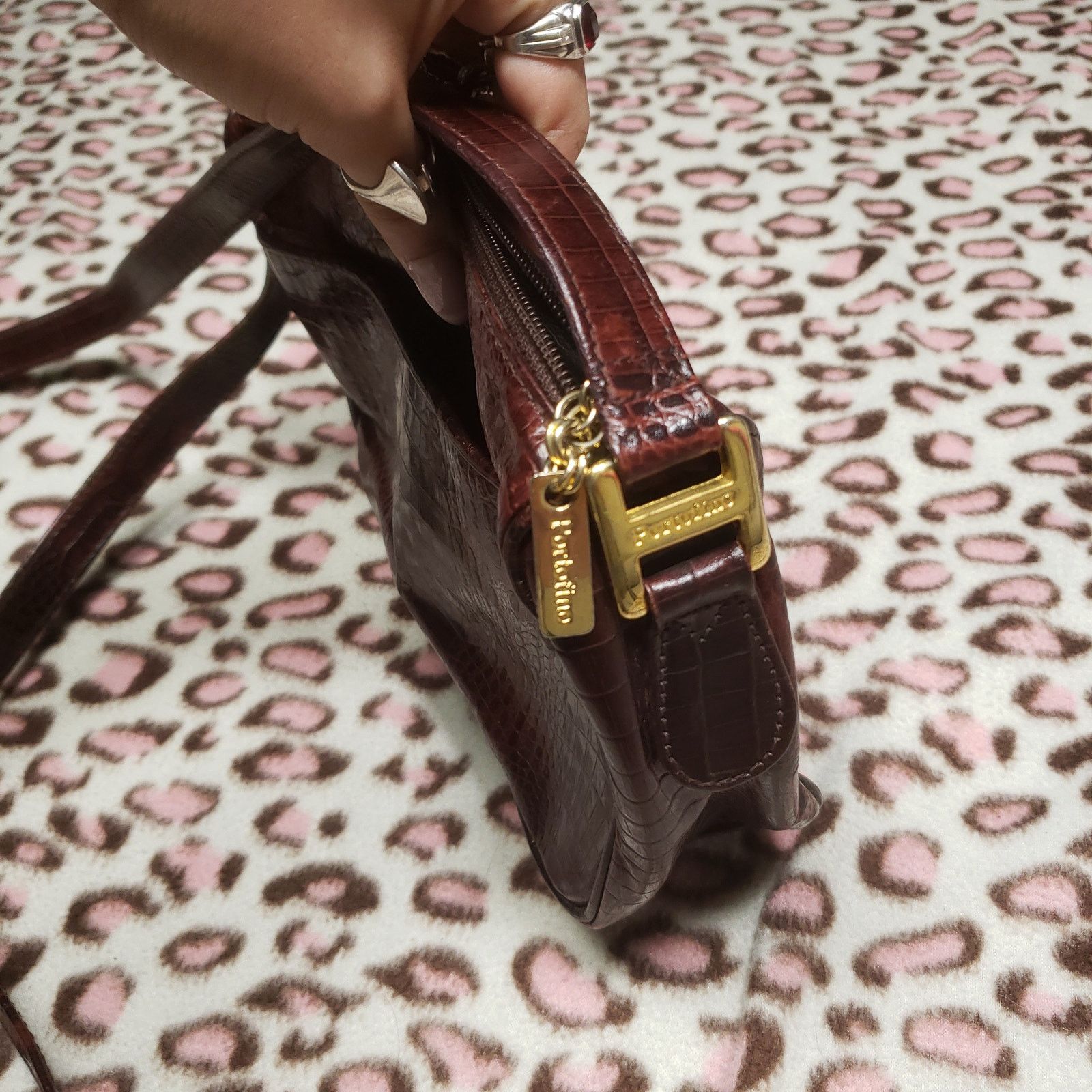 Vintage Vtg Portofino Collection by Austin Designs Alligator Bag Size ONE SIZE - 6 Thumbnail