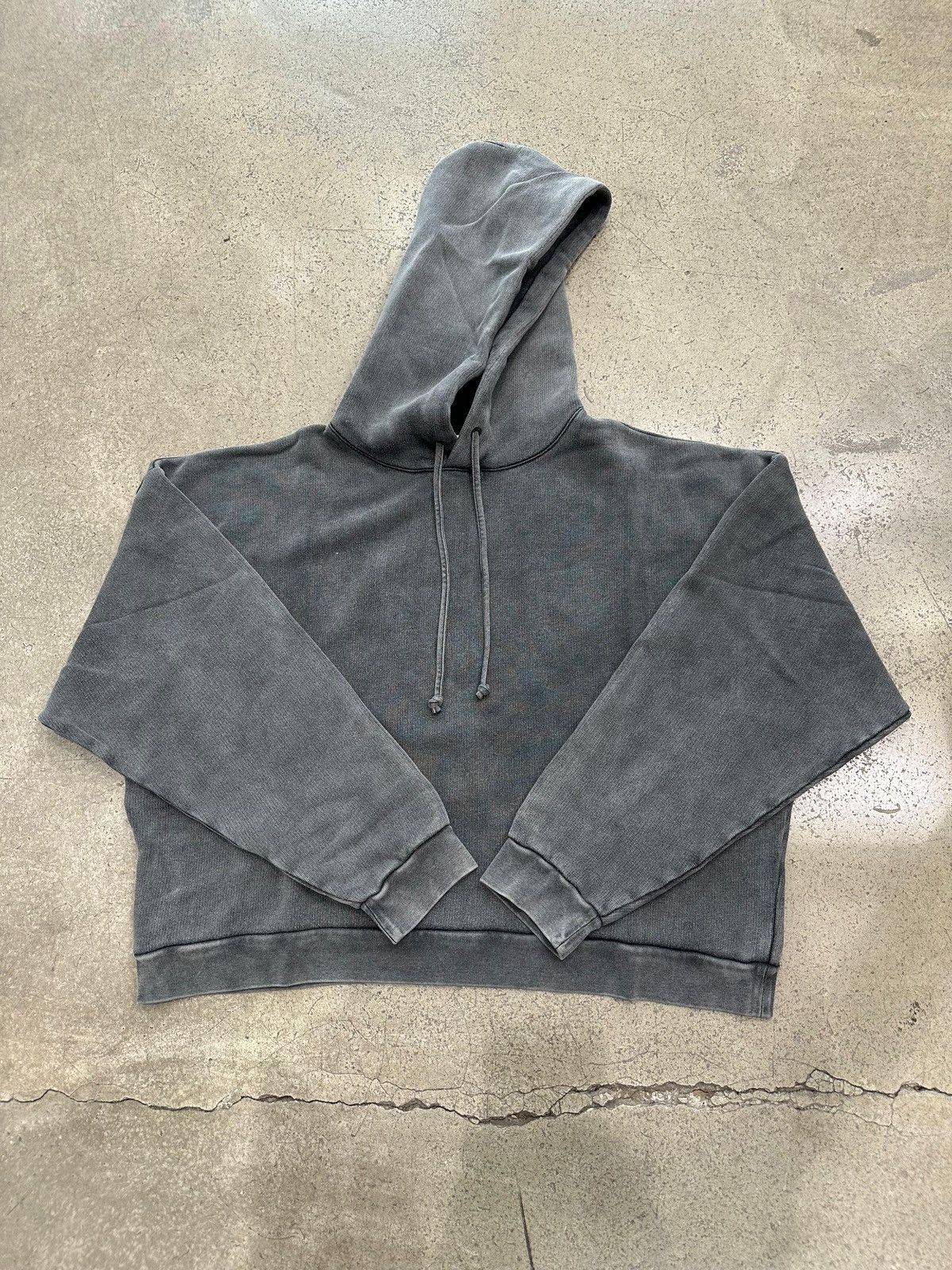 Acne Studios ACNE STUDIOS - Hooded Sweater Logo Patch Faded Black Size US L / EU 52-54 / 3 - 1 Thumbnail
