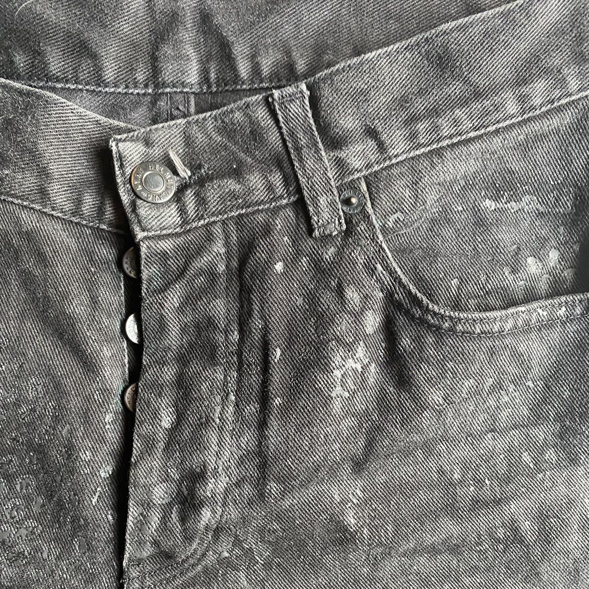 Helmut Lang SS03 Archive Rubber ‘Tyre’ Print Denim Size US 30 / EU 46 - 2 Thumbnail