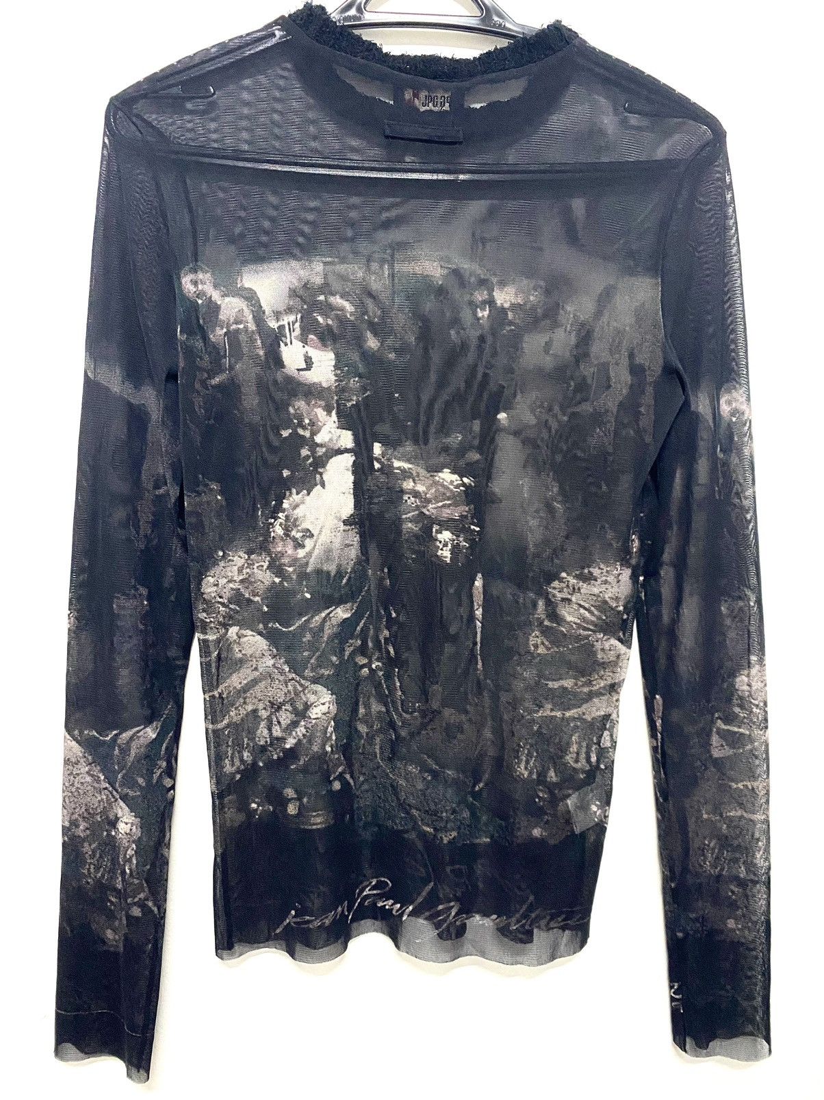 Jean Paul Gaultier 90s Vintage Jean Paul gaultier Mesh Trompe-L'oeil Size M / US 6-8 / IT 42-44 - 8 Thumbnail