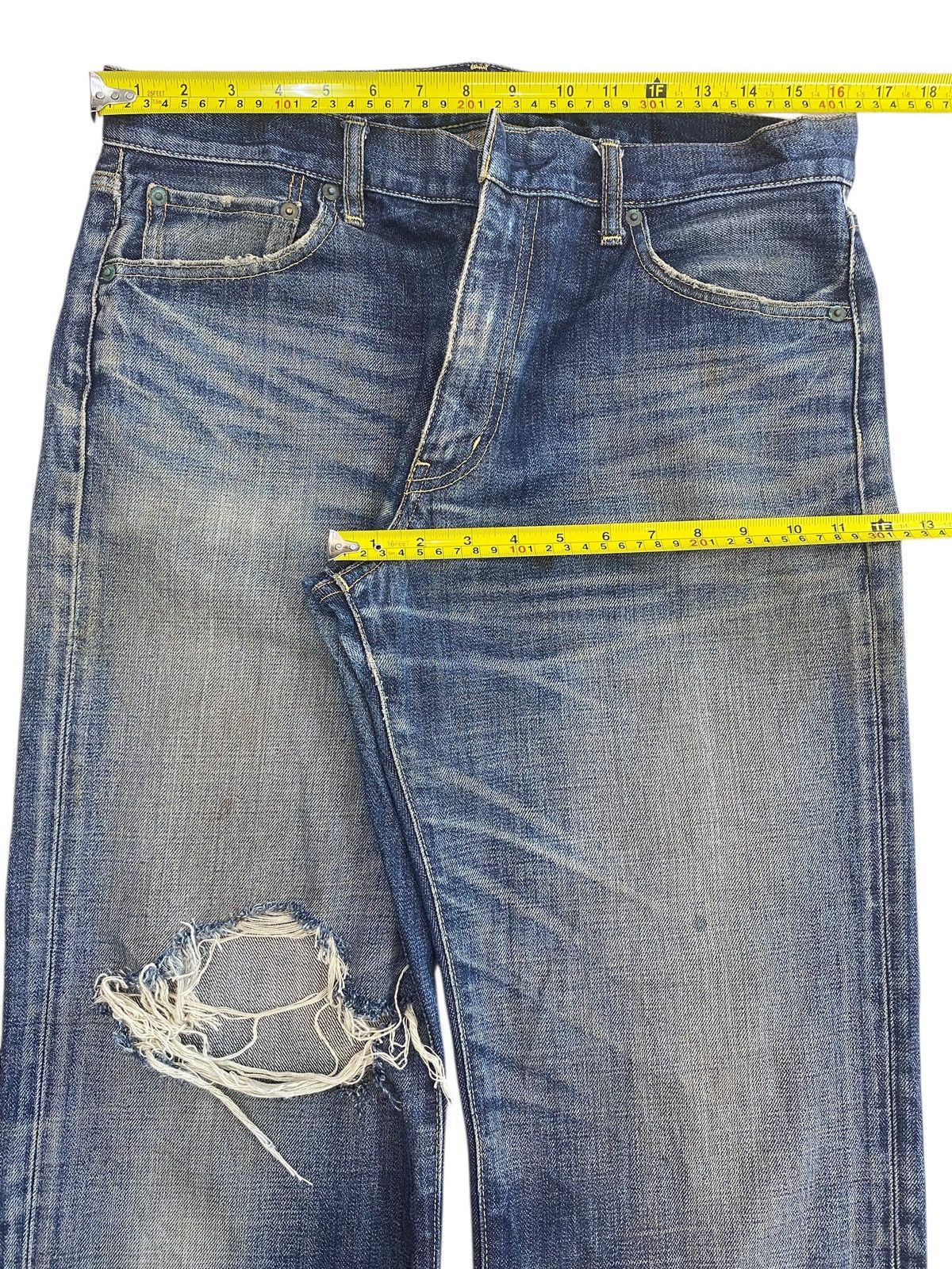Uniqlo Uniqlo Whiskers Faded Wash Style Loose Jeans Size US 32 / EU 48 - 5 Thumbnail