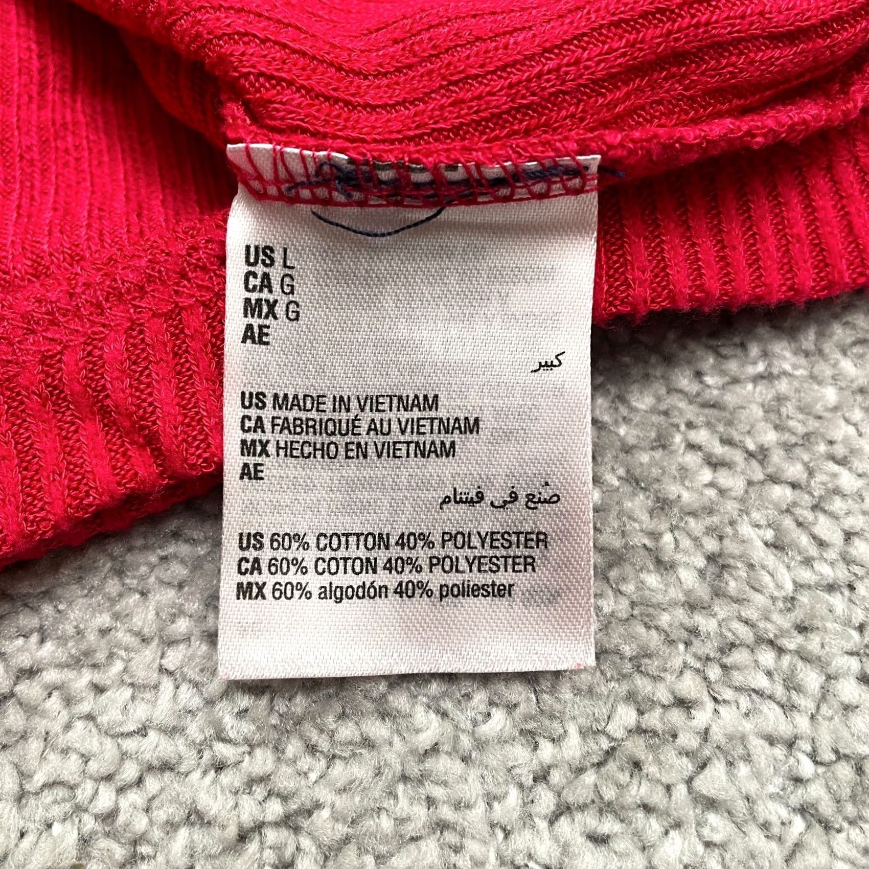 Charter Club Charter Club Shirt Womens L Red Knit Long Sleeve Henley Button Front Blouse Classic Size L / US 10 / IT 46 - 5 Thumbnail
