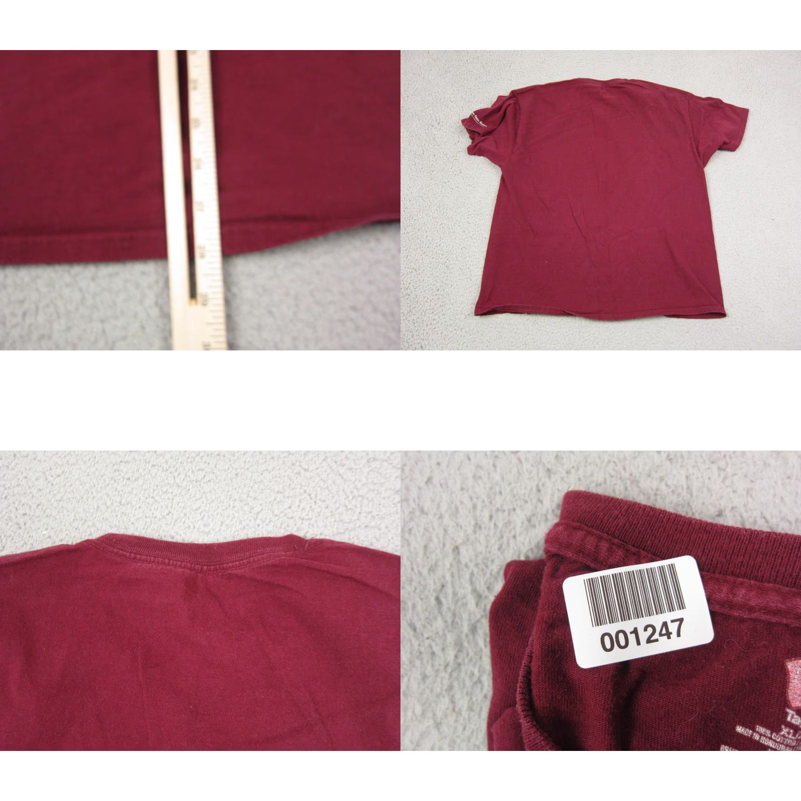 Hanes VINTAGE Hanes Shirt Mens XL Red Birds Crew Neck Short Sleeve T-Shirt 80s Classic School Leisure Collection Size US XL / EU 56 / 4 - 8 Thumbnail
