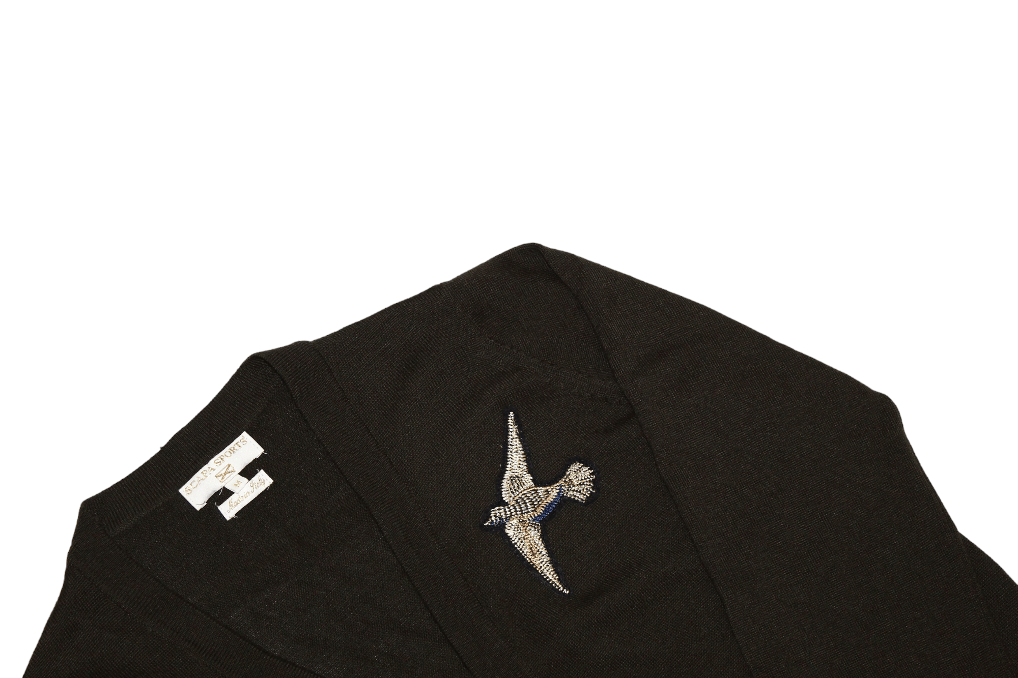 Scapa Sports Scapa Sports Bird Embroidered Wool Blend Open Cardigan Size US M / EU 48-50 / 2 - 7 Thumbnail