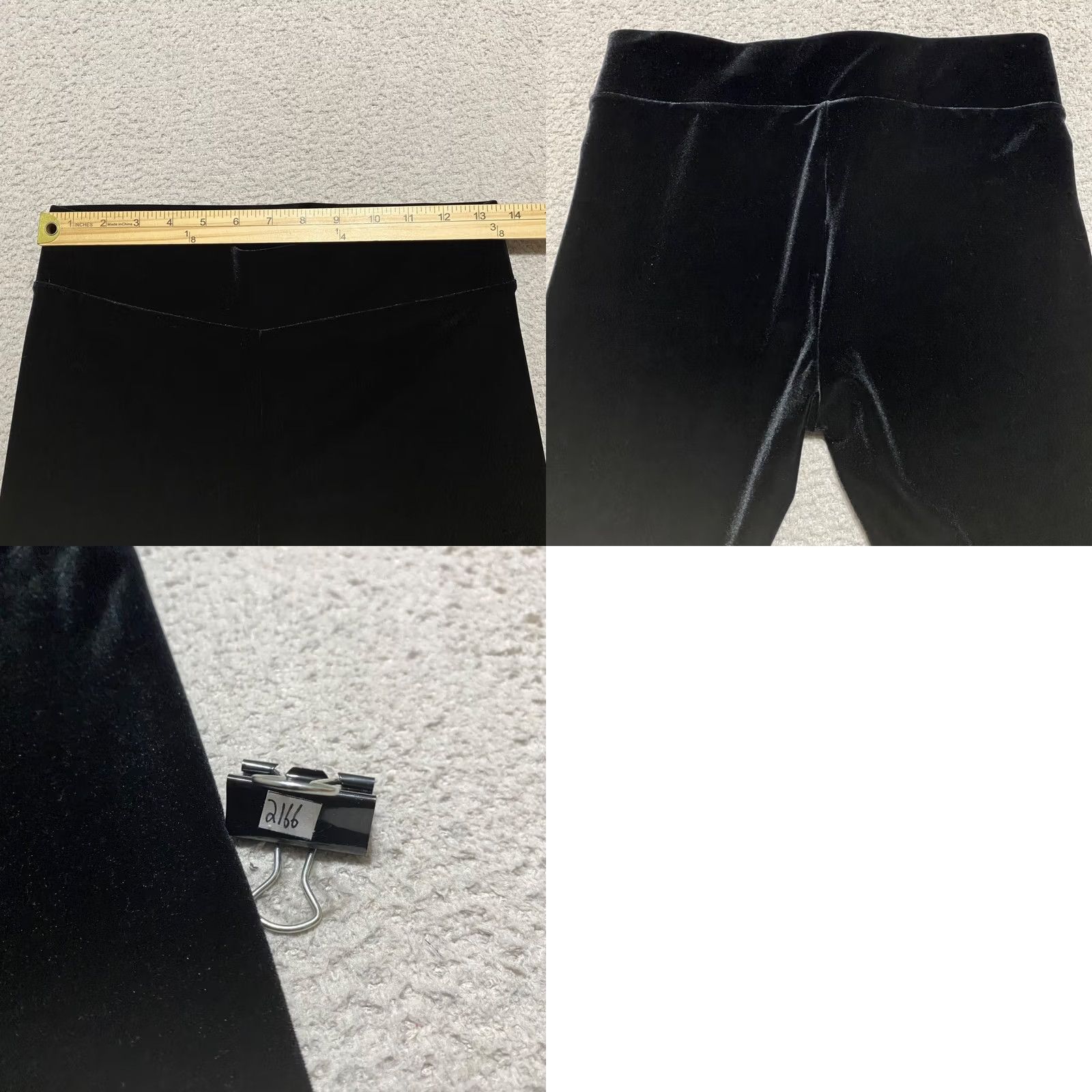 J.Crew J. Crew Pants Mens Small Black Velour Skinny Pull On Mid Rise Dark Wash Size 28" / US 6 / IT 42 - 8 Thumbnail