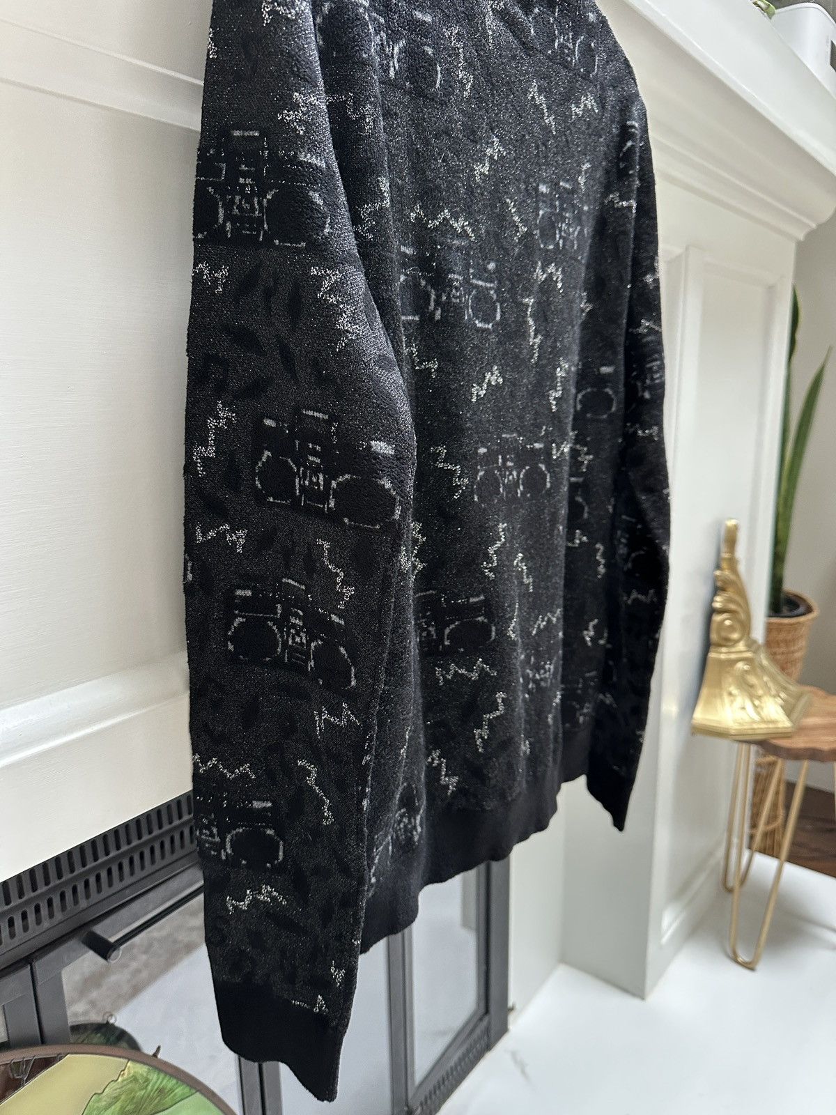 Saint Laurent Paris Lurex Glitter Radio Sweater Size US S / EU 44-46 / 1 - 8 Thumbnail