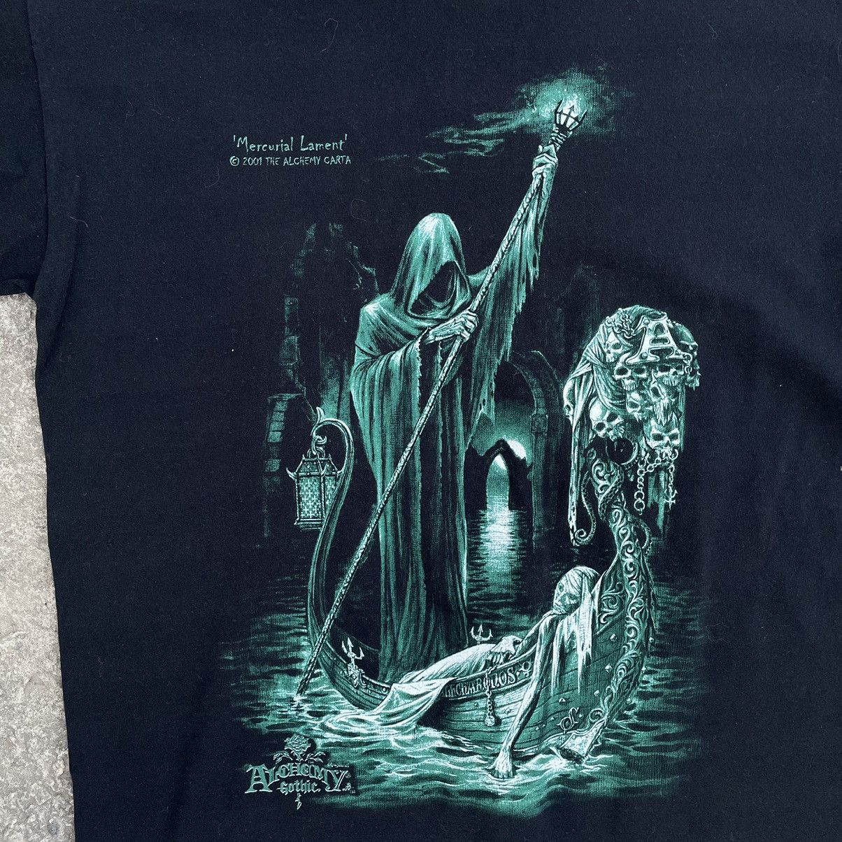 Expert Horror × Vintage Rare Vintage Alchemy Gothic T-shirts 2001 Streetwear Size M Size US M / EU 48-50 / 2 - 6 Thumbnail