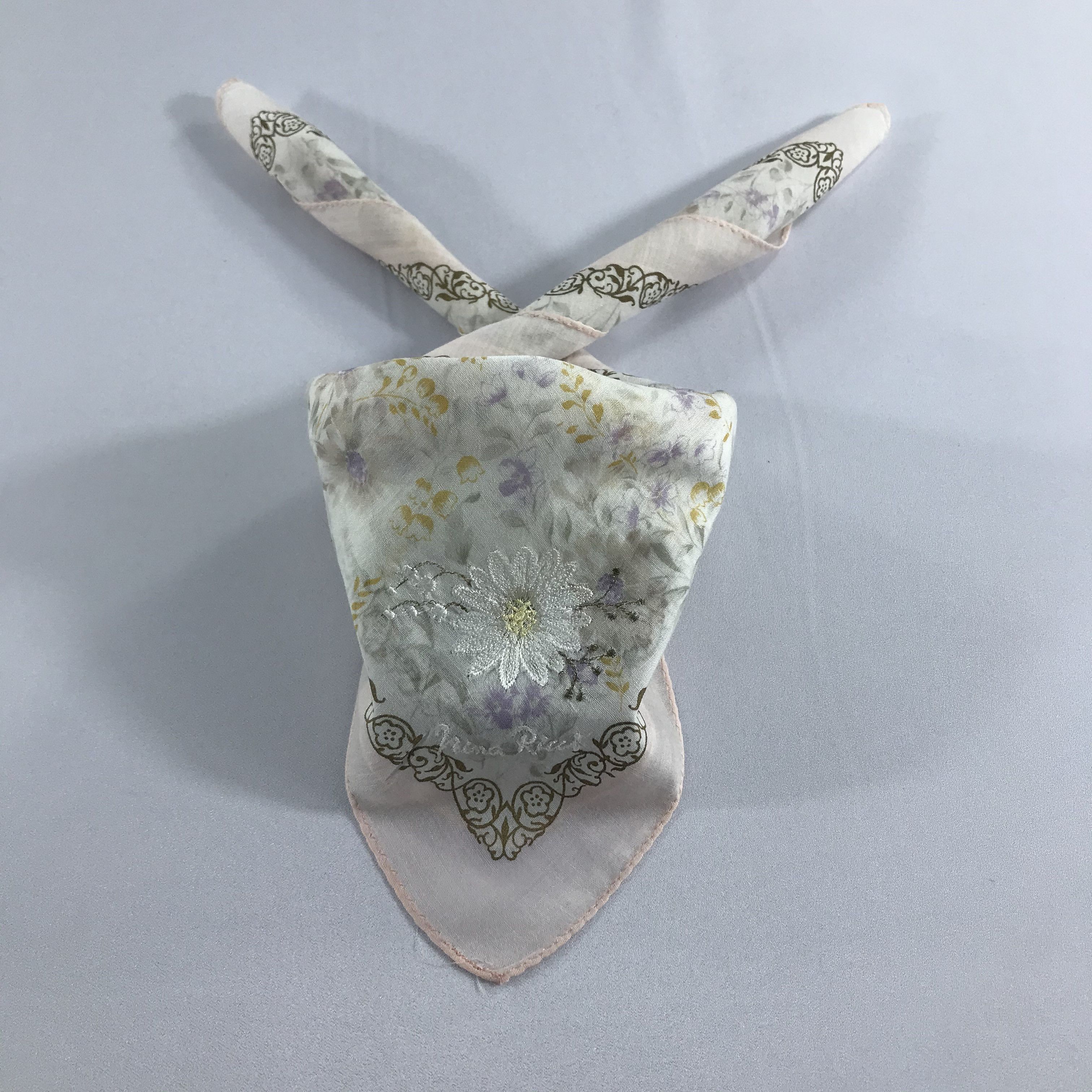 Nina Ricci Handkerchief Neckerchief Bandana H1178