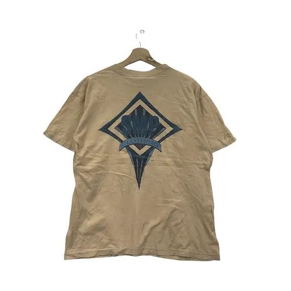 Vintage Vtg 90’ SMP SKATEBOARD Stock Logo Skate Powell Tee Shirt Size US M / EU 48-50 / 2 - 1 Thumbnail