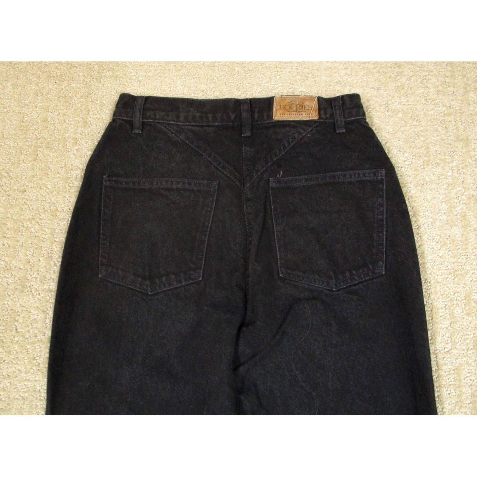 Vintage VINTAGE Rockies Jeans Women 28 Black Straight Rocky Mountain Western Pants Riding Jeans Size 28" / US 6 / IT 42 - 4 Thumbnail
