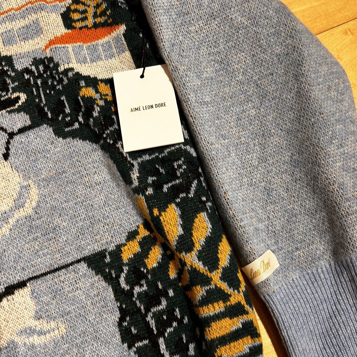 Aime Leon Dore Aime Leon Dore Wool Molina Pappou Sweater Size US L / EU 52-54 / 3 - 3 Thumbnail