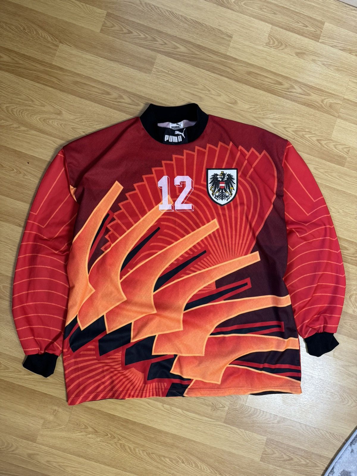 Puma × Vintage Puma Austria 90s goalkeeper jersey #12 vintage Size US XL / EU 56 / 4 - 12 Thumbnail
