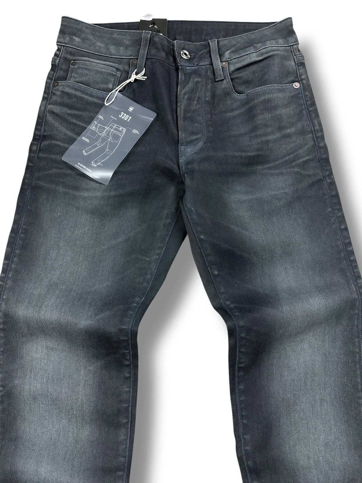 G-Star NWT🏷️ G-Star Raw 3301 Slim Jeans Stretch Denim Pants W28 L32 Size US 28 / EU 44 - 3 Thumbnail