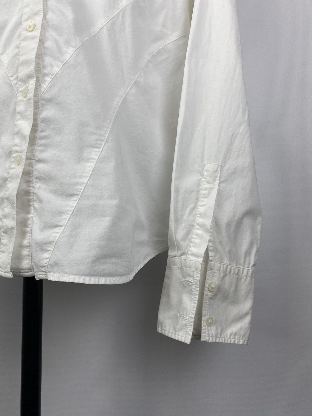 Designer × Giorgio Armani × Vintage 🔥Giorgio Armani Jeans Asymmetrical Womens Shirt Rare Grail Size L / US 10 / IT 46 - 6 Thumbnail