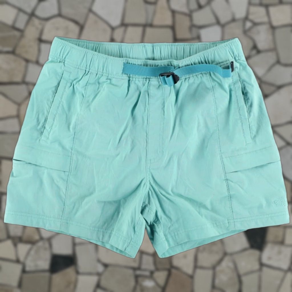 The North Face The North Face Stretch Nylon Shell Hiking Cargo Shorts Green Men's M Size US 31 - 1 Thumbnail