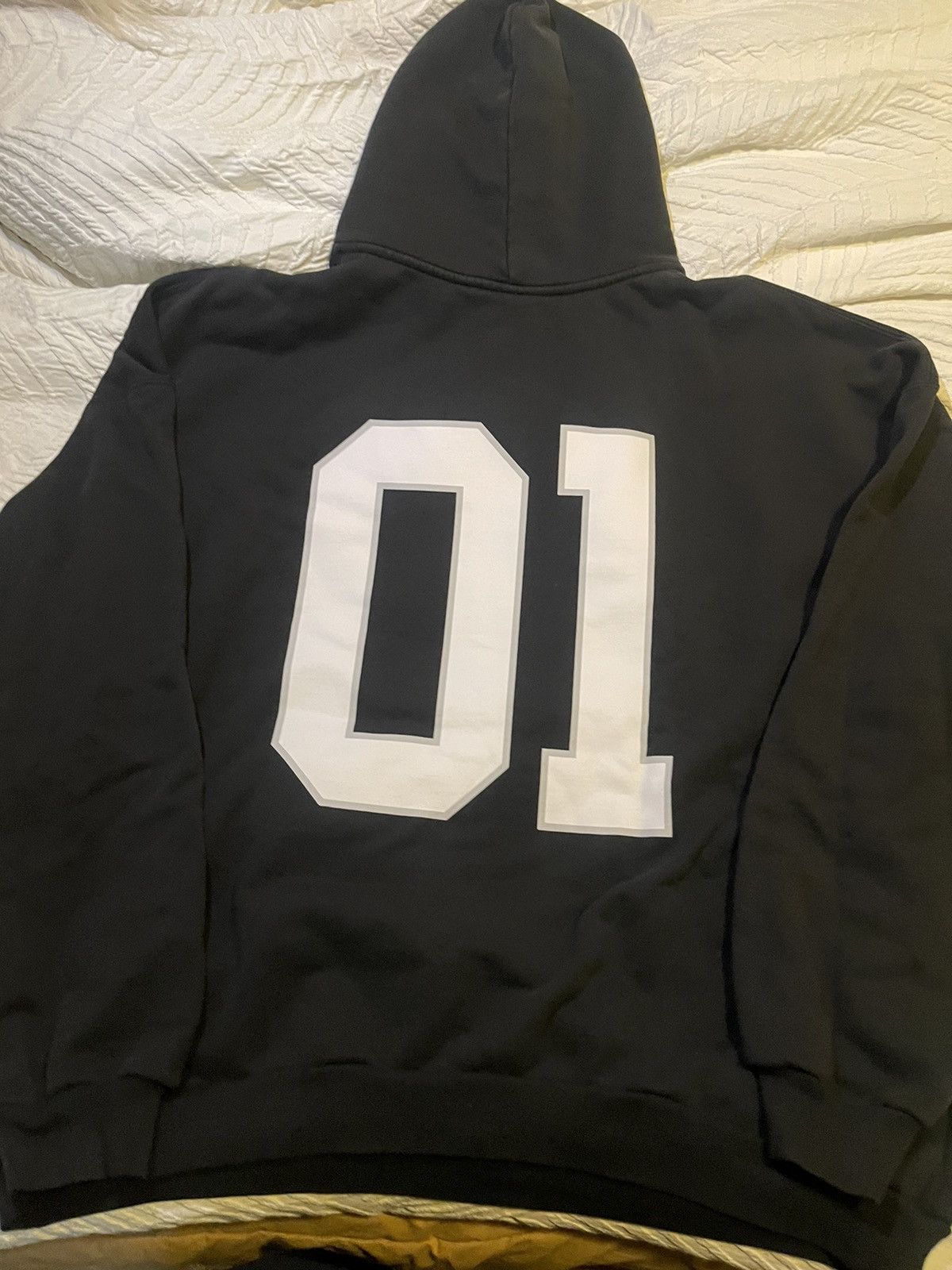 Balenciaga MEN'S BASKETBALL SERIES - HOODIE LARGE FIT IN BLACK Size US XL / EU 56 / 4 - 3 Thumbnail