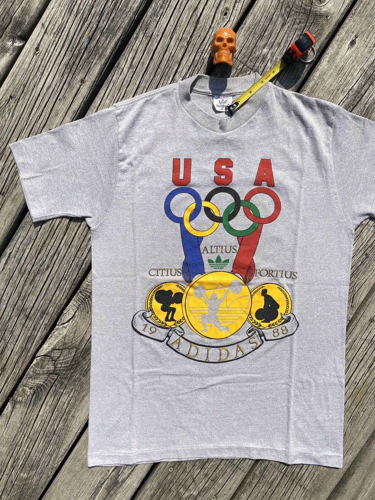 Adidas × Vintage 80s Adidas 1988 Olympics shirt sz M Size US M / EU 48-50 / 2 - 1 Thumbnail