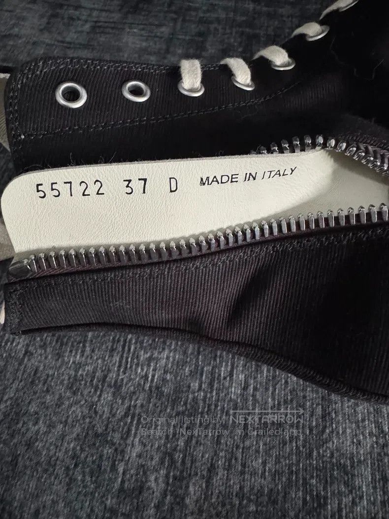 Rick Owens Rick Owens High Top Converse shoes Size US 6.5 / IT 36.5 - 7 Thumbnail