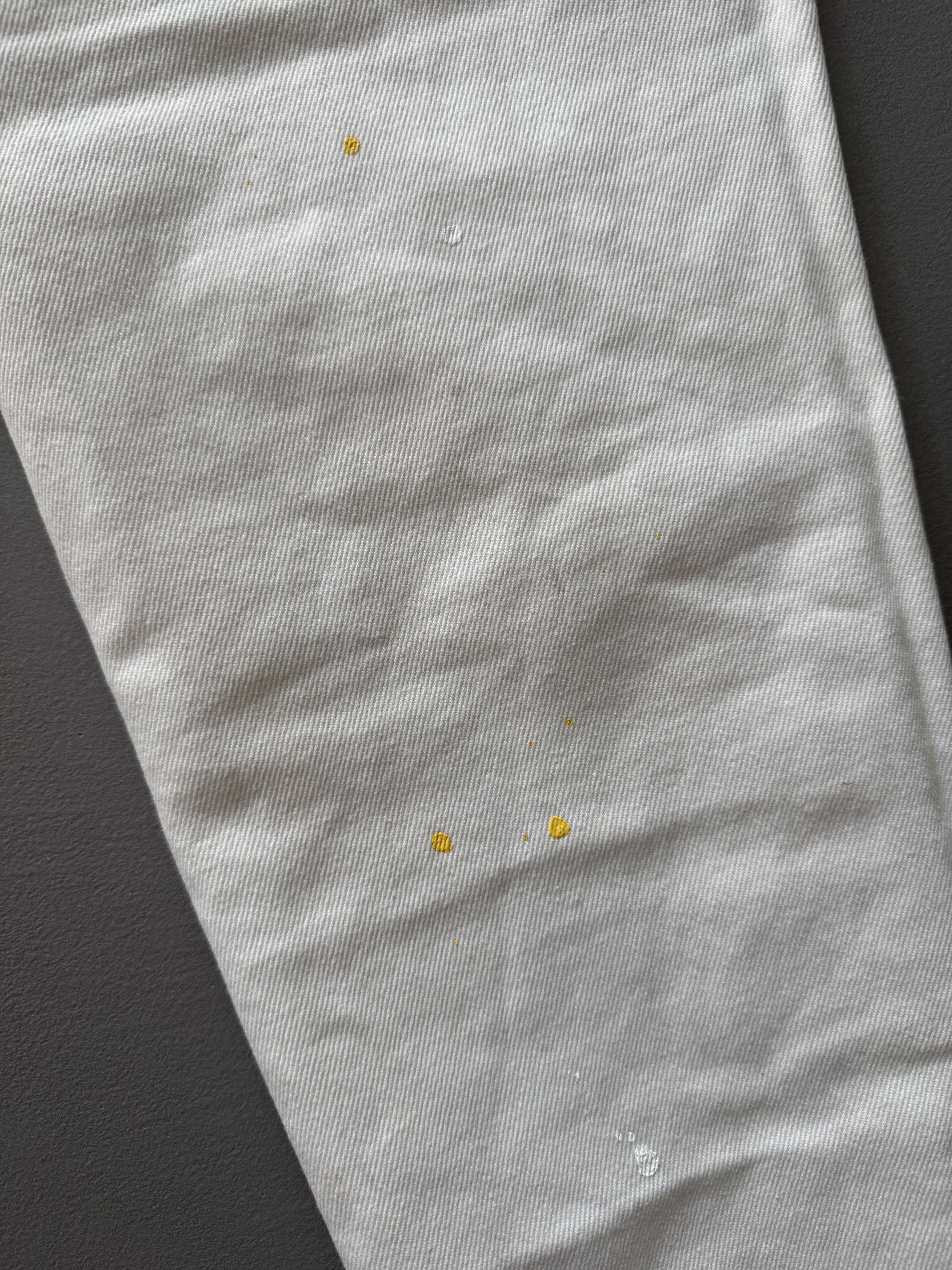 YMC YMC You Must Create Ecru Jeans With Plaint Splatter Details Size US 30 / EU 46 - 5 Thumbnail