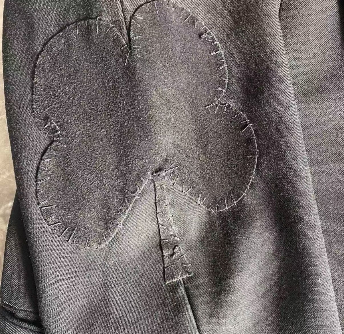 Number (N)ine Number (N)ine 06AW Noir Patch Notched Lapel Suit Jacket Size 40L - 4 Thumbnail