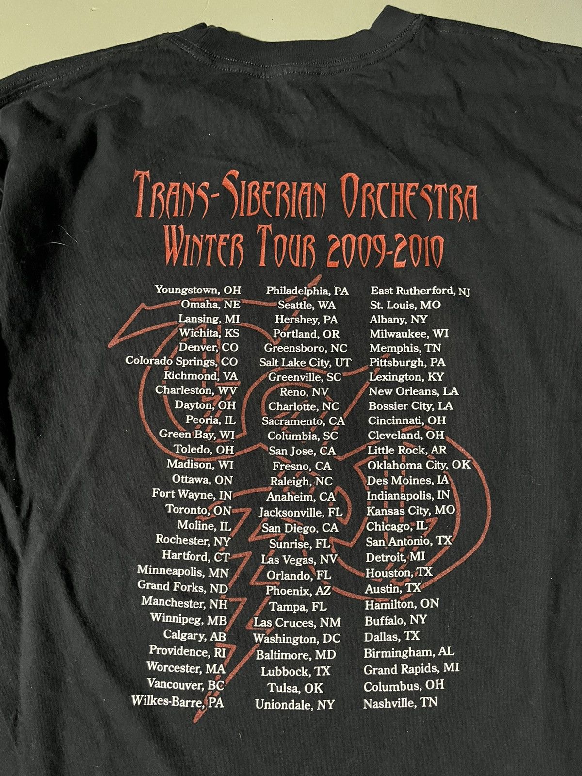 Other 2009-2010 Trans-Siberian Orchestra Tour T-shirt Size US XXL / EU 58 / 5 - 5 Thumbnail