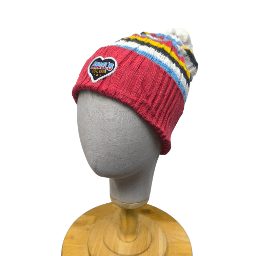 Hysteric Glamour 🍒Angel blue japan patch multicolor beanie hat Size ONE SIZE - 2 Thumbnail