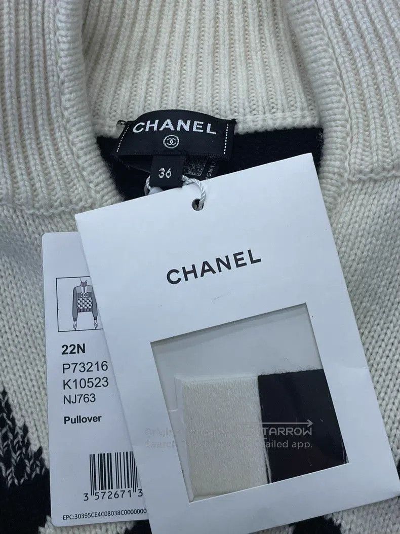 Chanel Chanel Ski series double C big logo black and white colour Size XS / US 0-2 / IT 36-38 - 4 Thumbnail