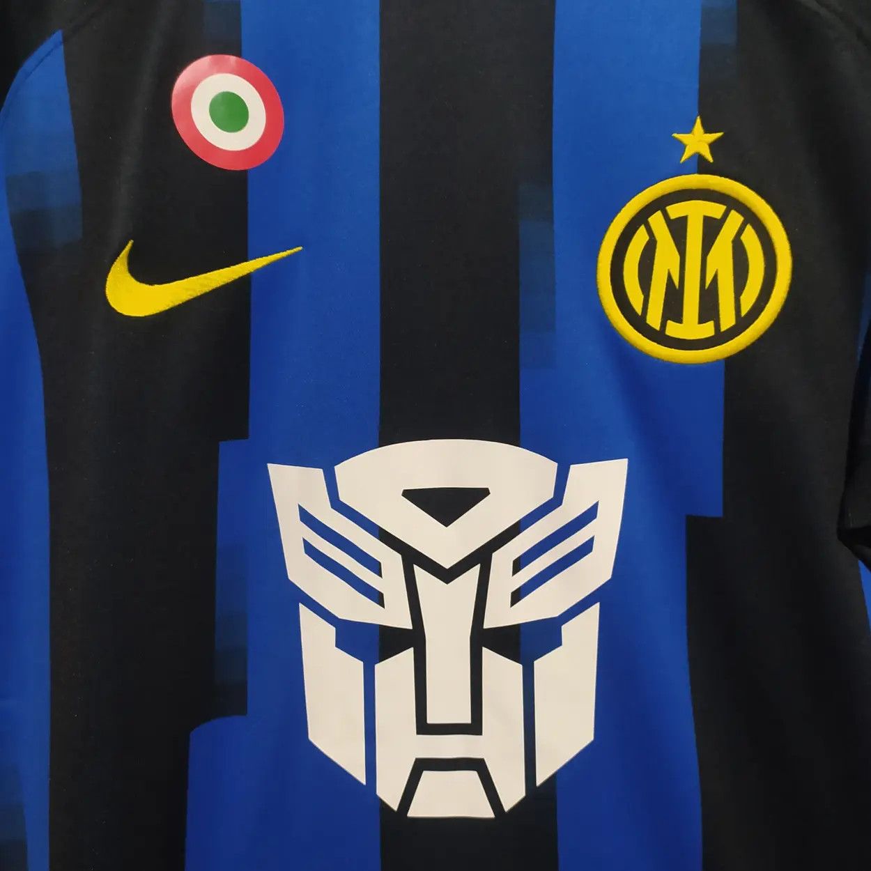 Nike Nike x Inter Milan x Transformers 23/24 Thuram #9 Home Shirt Size US XL / EU 56 / 4 - 10 Thumbnail