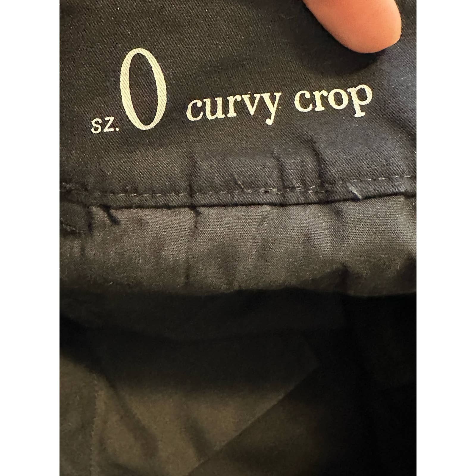 Loft Loft black curvy crop pants size 0 Size 25" / US 0 / IT 36 - 4 Thumbnail