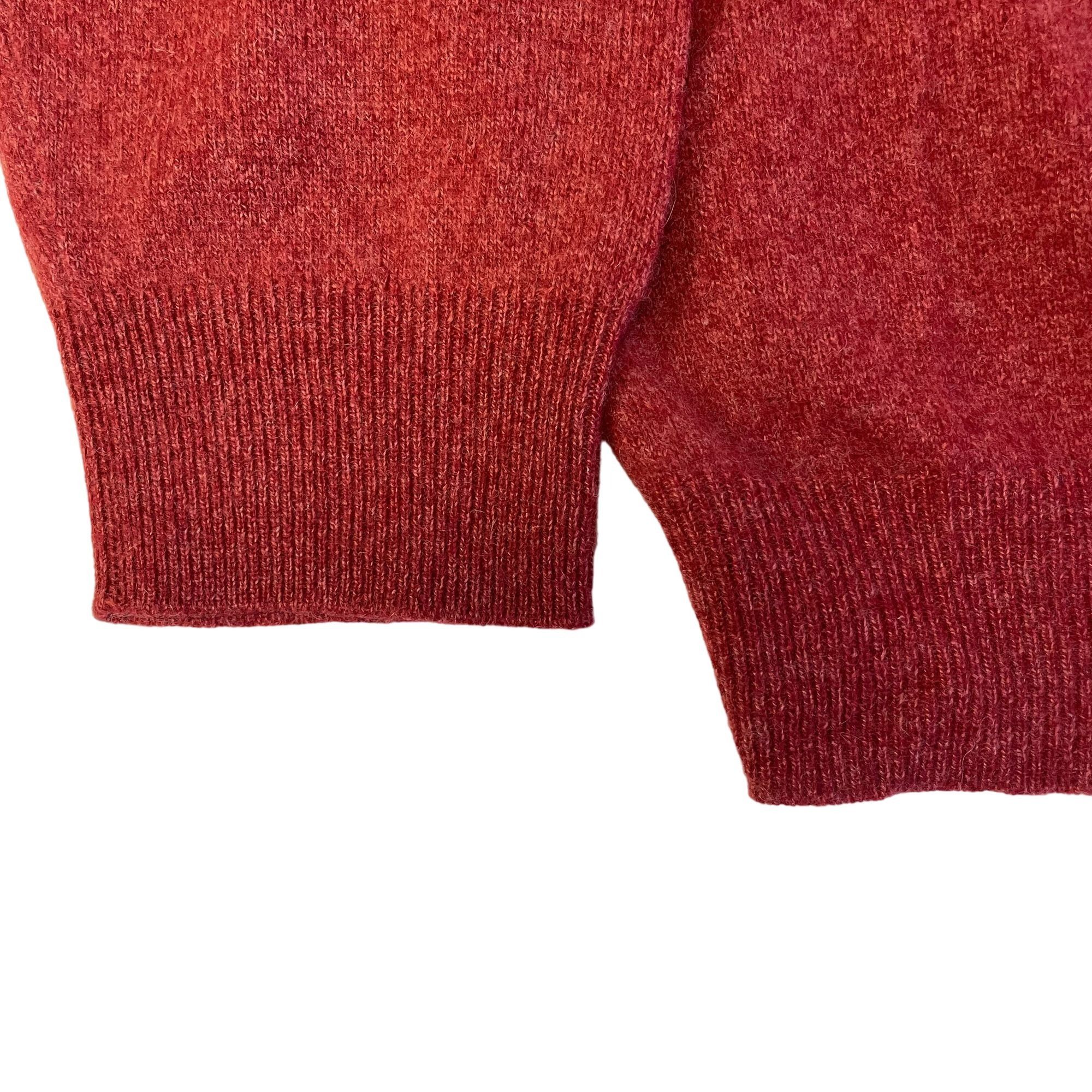 Jos. A. Bank Jos A Bank HEATHER RED V Neck DESIGNER Knit 100% CASHMERE Size US XL / EU 56 / 4 - 3 Thumbnail