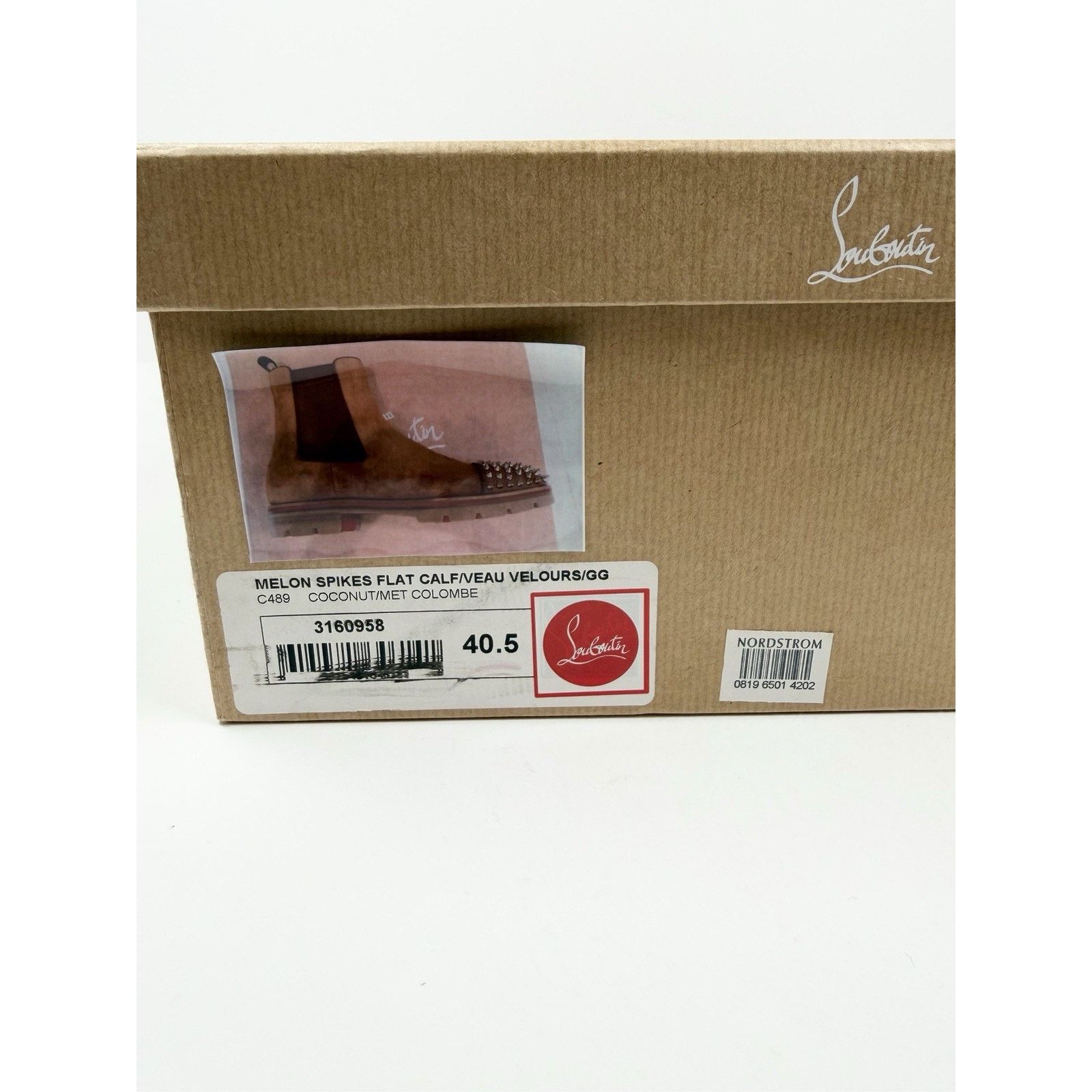 Christian Louboutin Size 7.5US - Christian Louboutin Melon Spikes Boots NEW Size US 7.5 / EU 40-41 - 10 Thumbnail