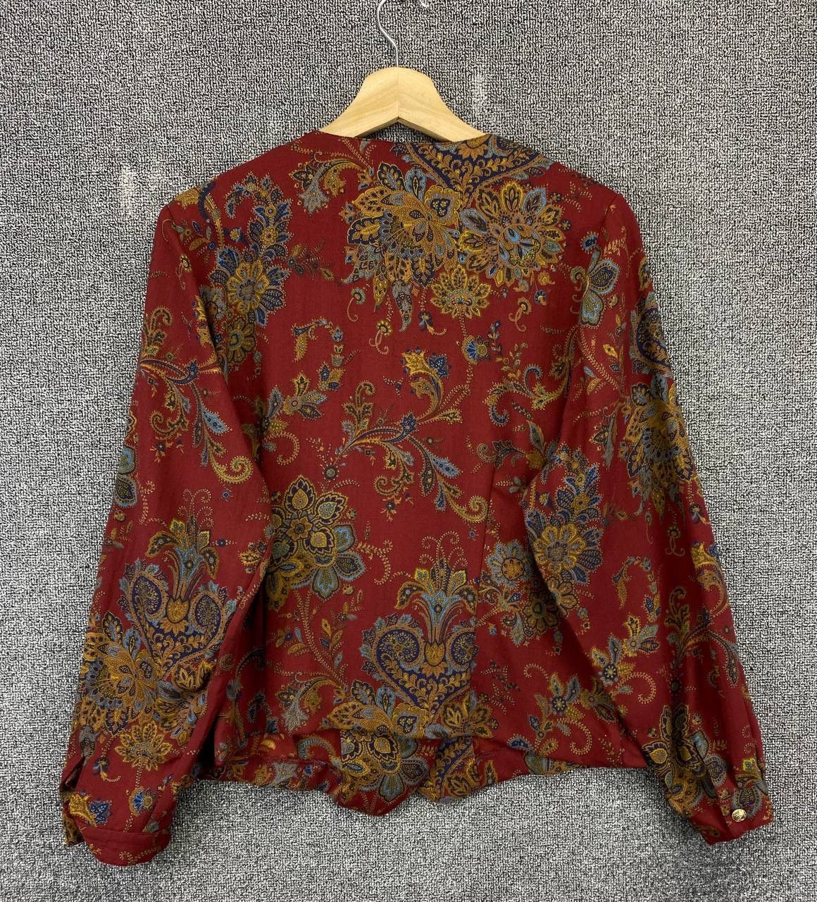 Burberry Vintage Burberry Paisley Shirts Button Up Flannel Size M / US 6-8 / IT 42-44 - 9 Thumbnail