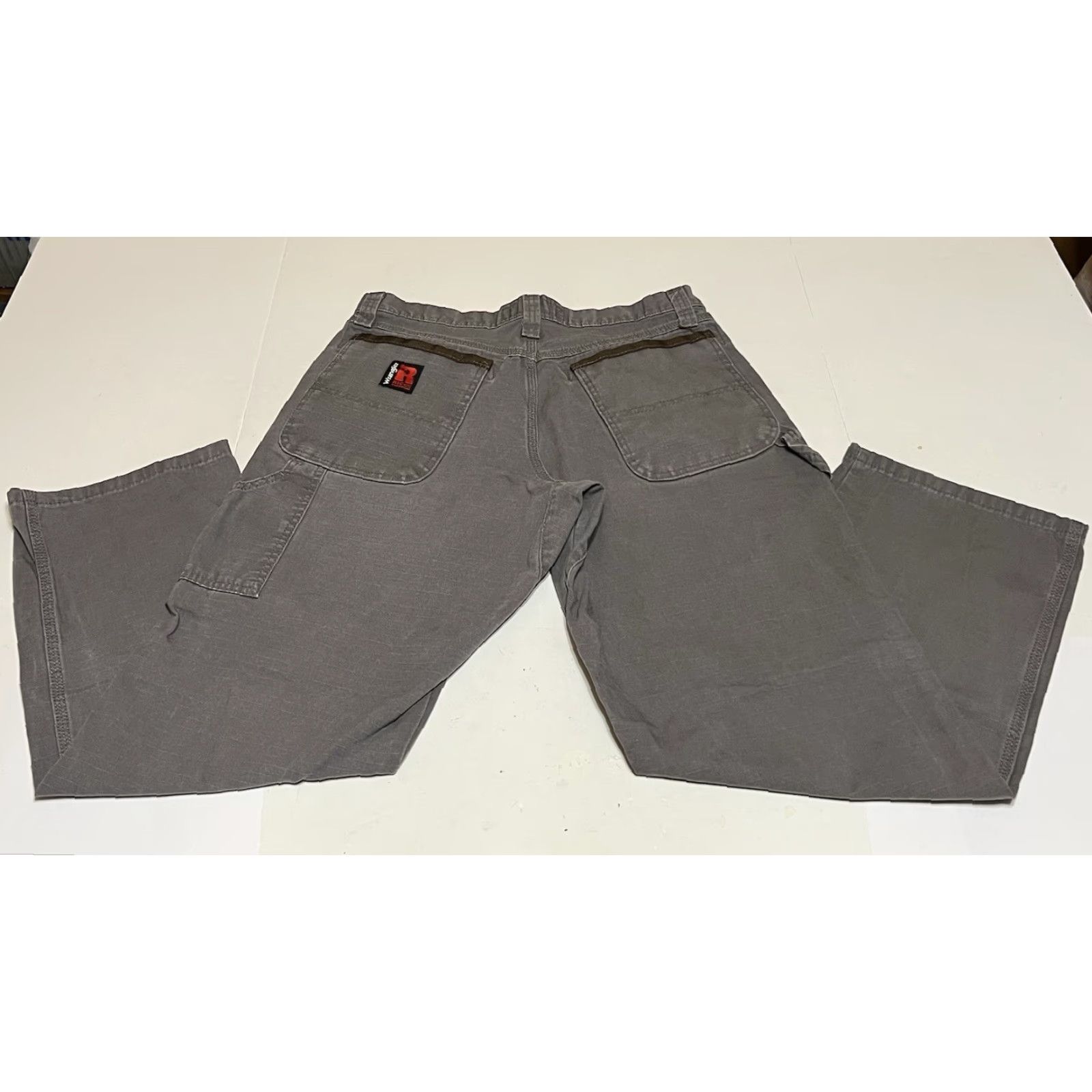 Wrangler Wrangler Riggs Workwear Pants Carpenter Gray 32x30 32x28 Men Medium? Size US 32 / EU 48 - 2 Thumbnail