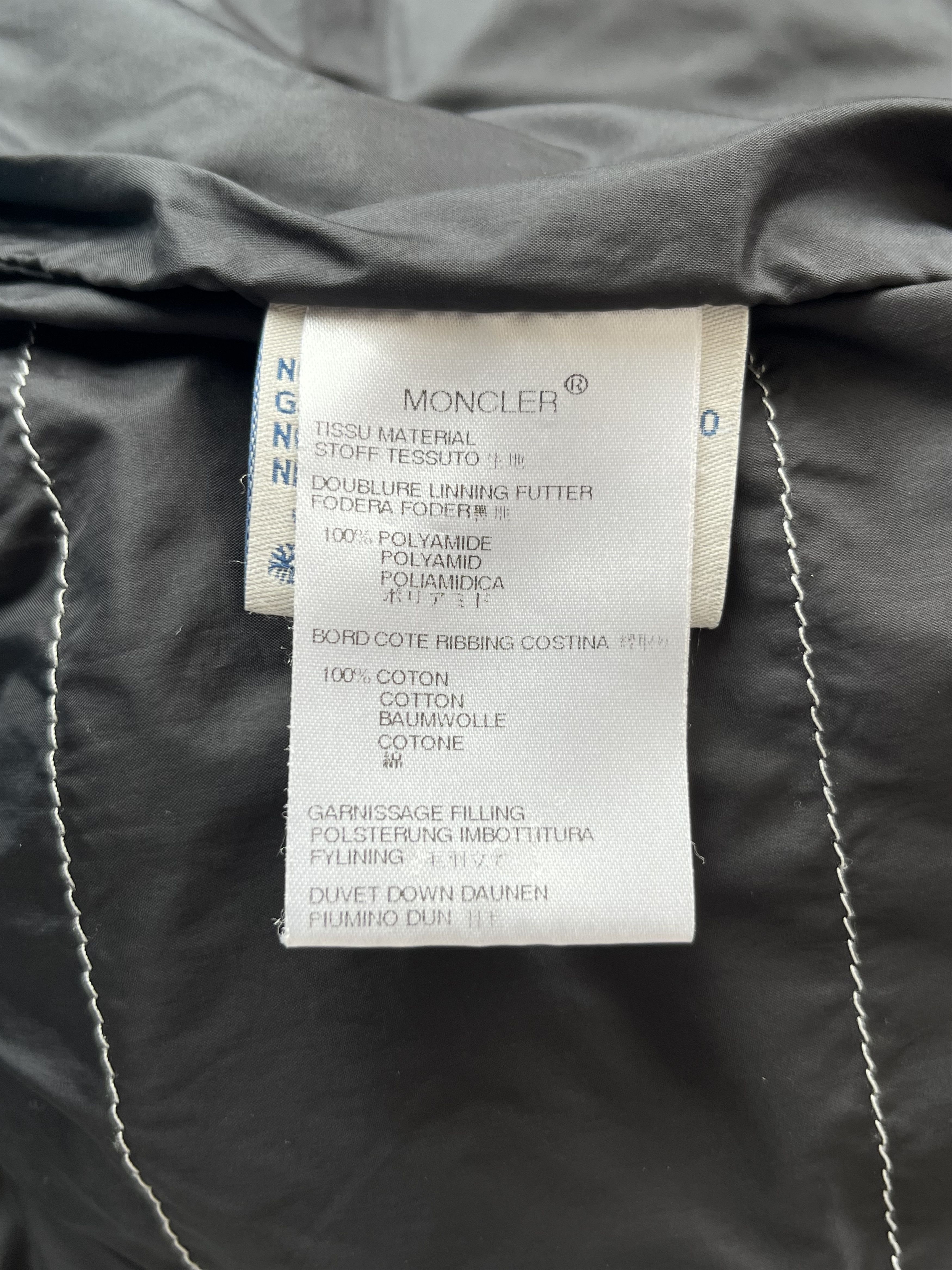 Moncler MONCLER Alpin Quilted Down Puffer Jacket Hooded Blue Color Size S / US 4 / IT 40 - 10 Thumbnail