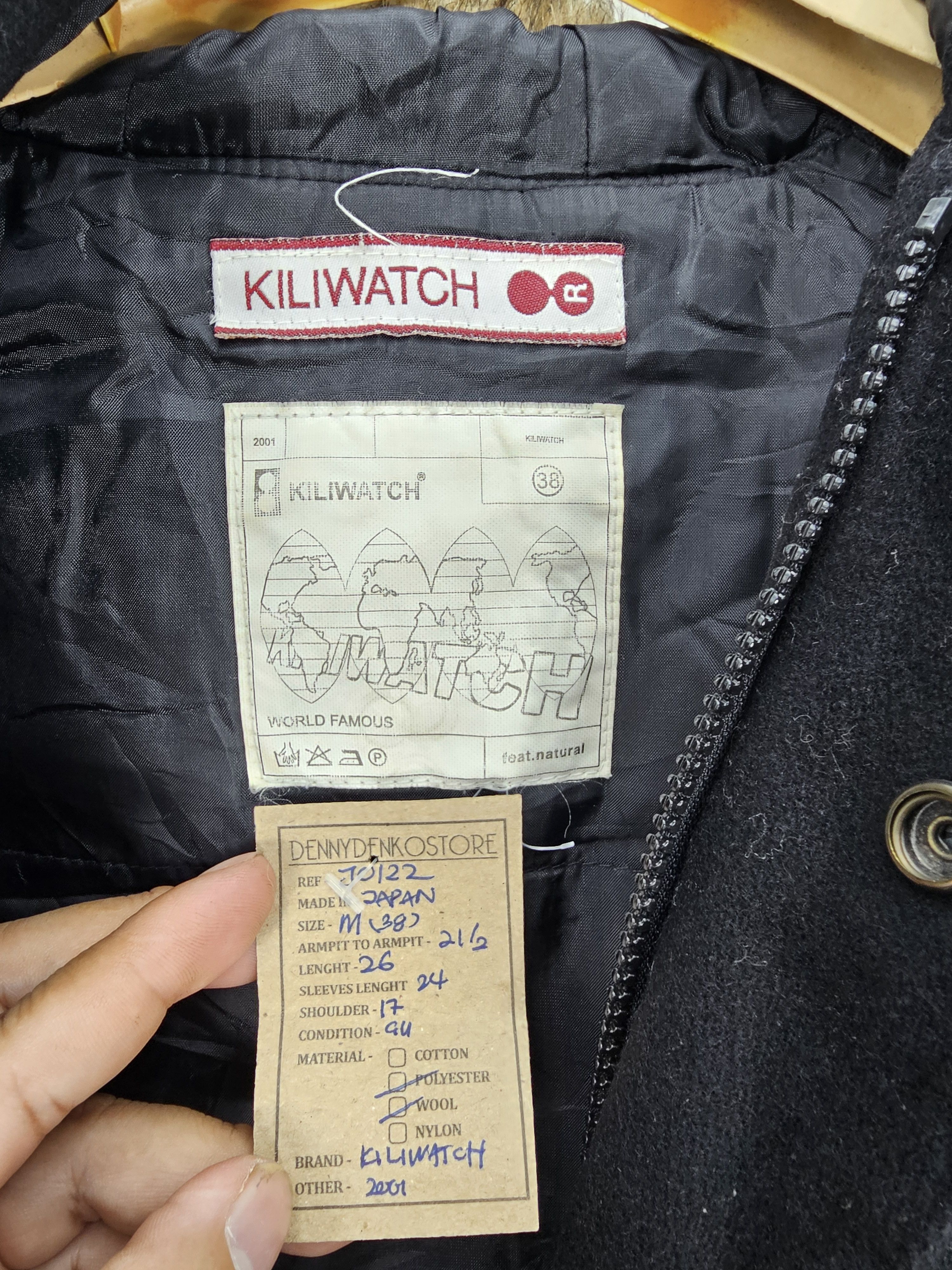 Japanese Brand KILIWATCH World Famous Wool Heavy Jacket J0122 Size US M / EU 48-50 / 2 - 12 Thumbnail