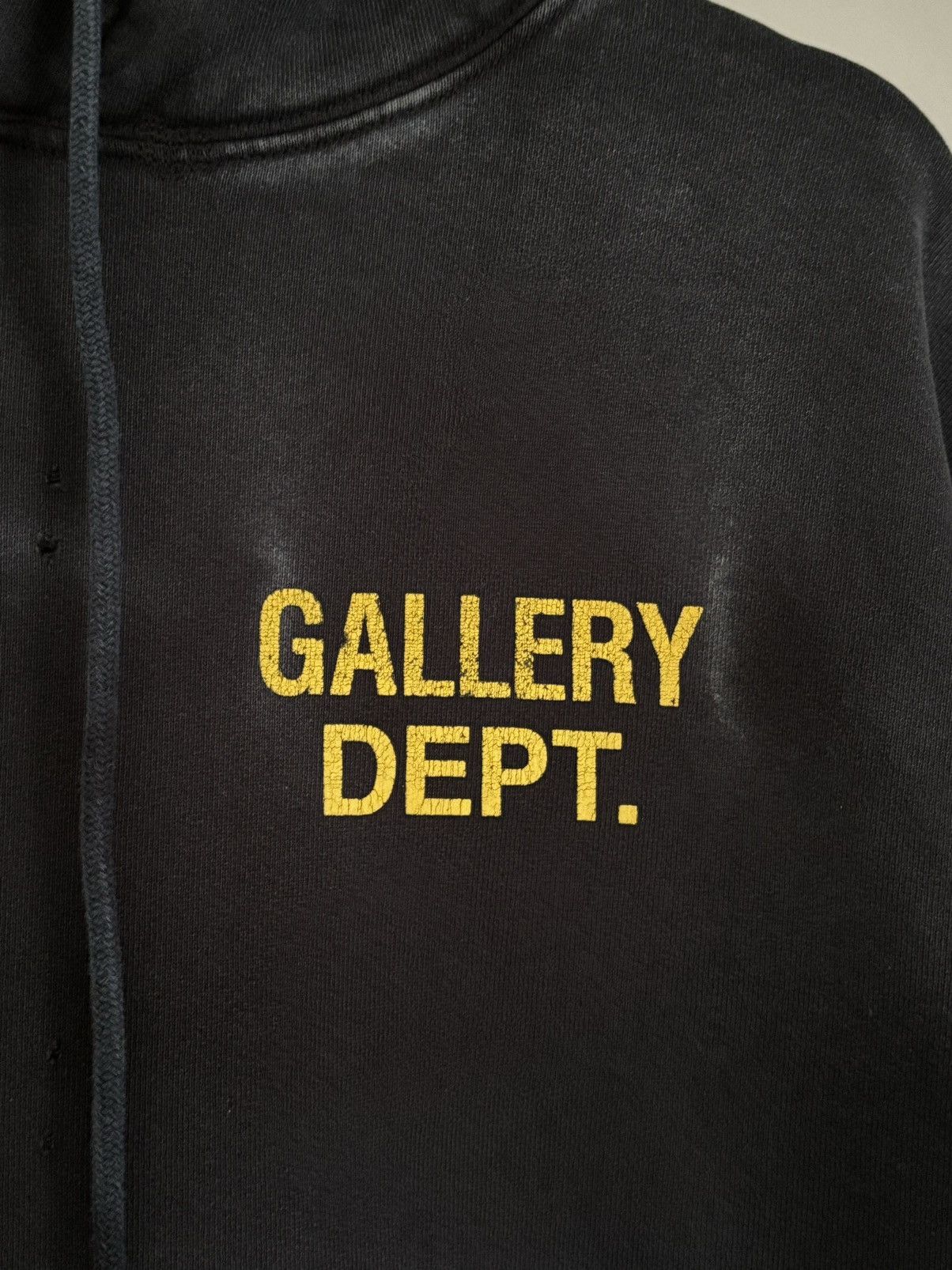 Gallery Dept. THRASHED - WASHED FADED LOGO HOODIE Size US M / EU 48-50 / 2 - 4 Thumbnail