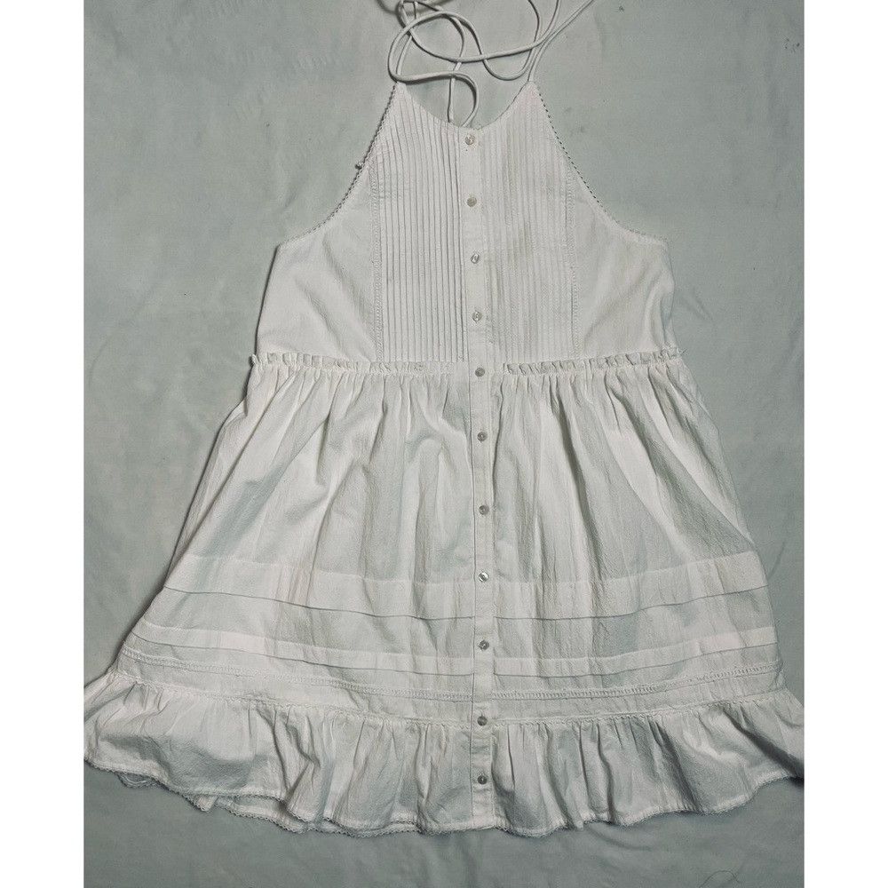 Free People NWT New $128 Free People Desert Days Sleeveless White Minid Size L / US 10 / IT 46 - 6 Thumbnail