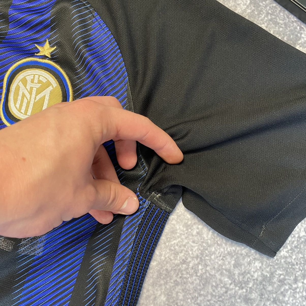 Vintage Vintage Nike FC Inter National Firelli Team soccer jersey Size US S / EU 44-46 / 1 - 9 Thumbnail