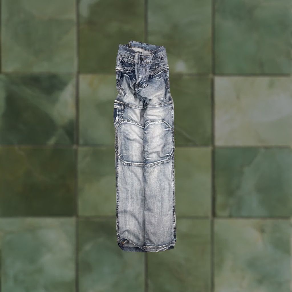 If Six Was Nine VINTAGE Kosmo Lupo Denim Jeans 32 34 Blue 5-Pocket Design Regular Fit Men's Y2K 90s Cowboy USA Vintage Opium Kosmo Size US 32 / EU 48 - 1 Thumbnail