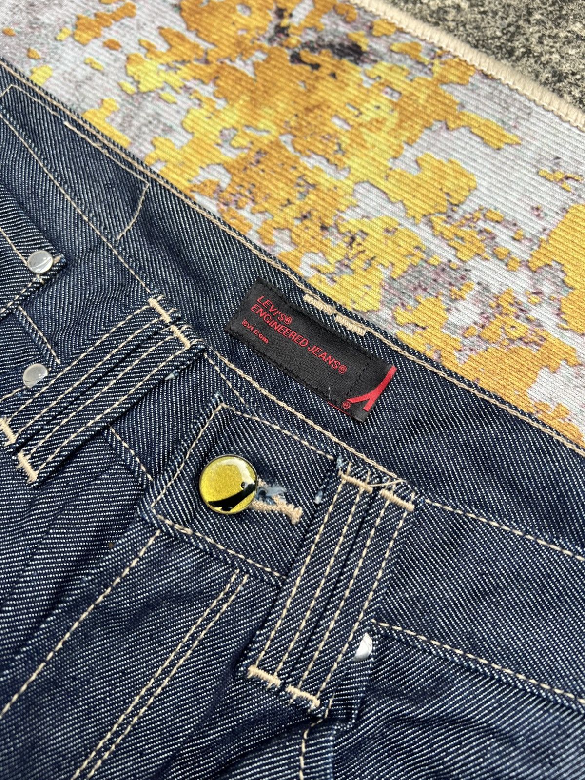 Levi's Vintage Y2K 2000 Levi's Engineered Jeans Denim Size US 31 - 6 Thumbnail
