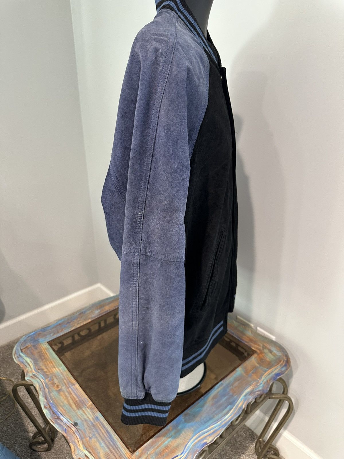 Supreme Supreme Suede Varsity Jacket Size US L / EU 52-54 / 3 - 3 Thumbnail