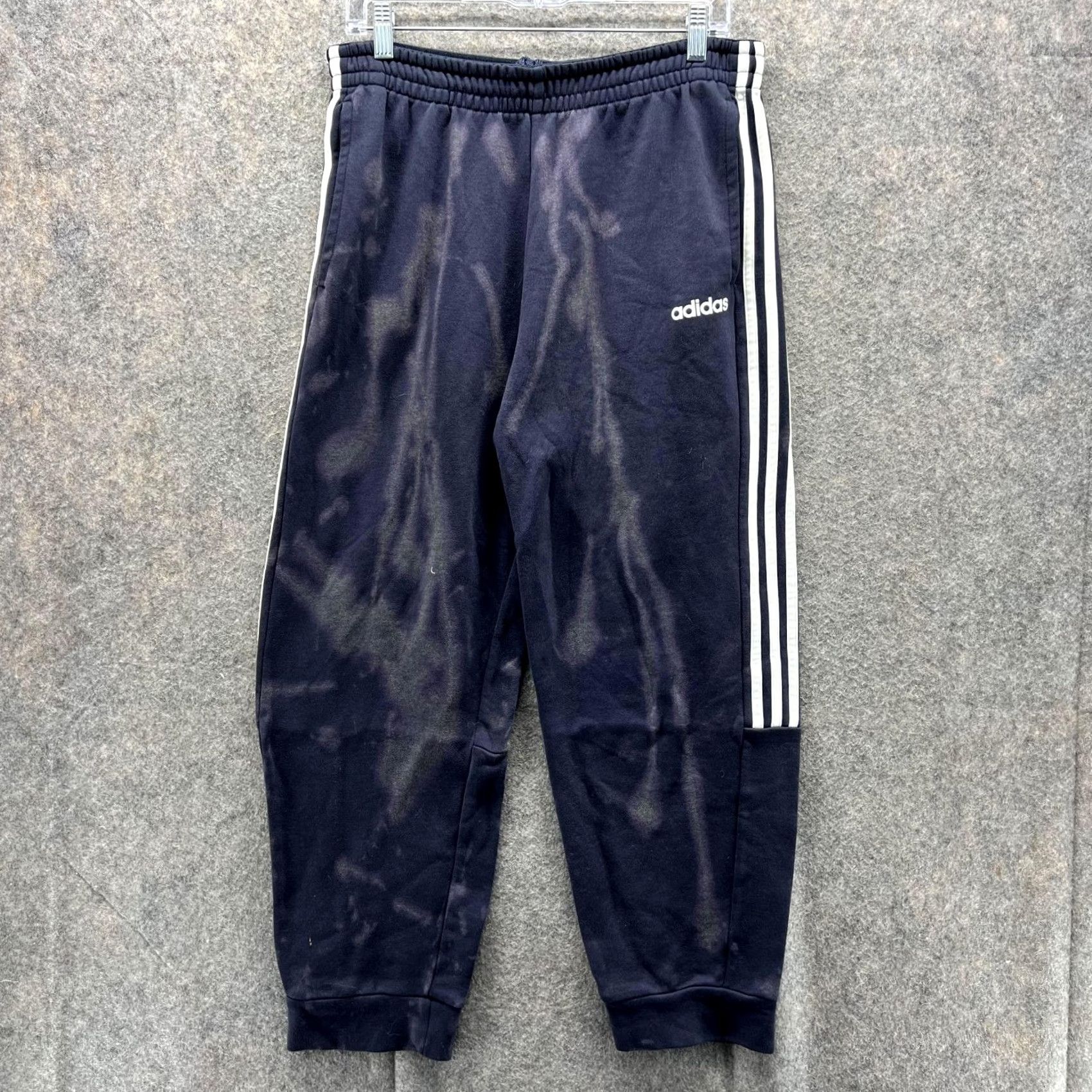 Adidas VINTAGE adidas Jogger Women Large Blue Athletic Training Climalite Trefoil Pants vtg Size 36" / US 14 / IT 50 - 2 Thumbnail