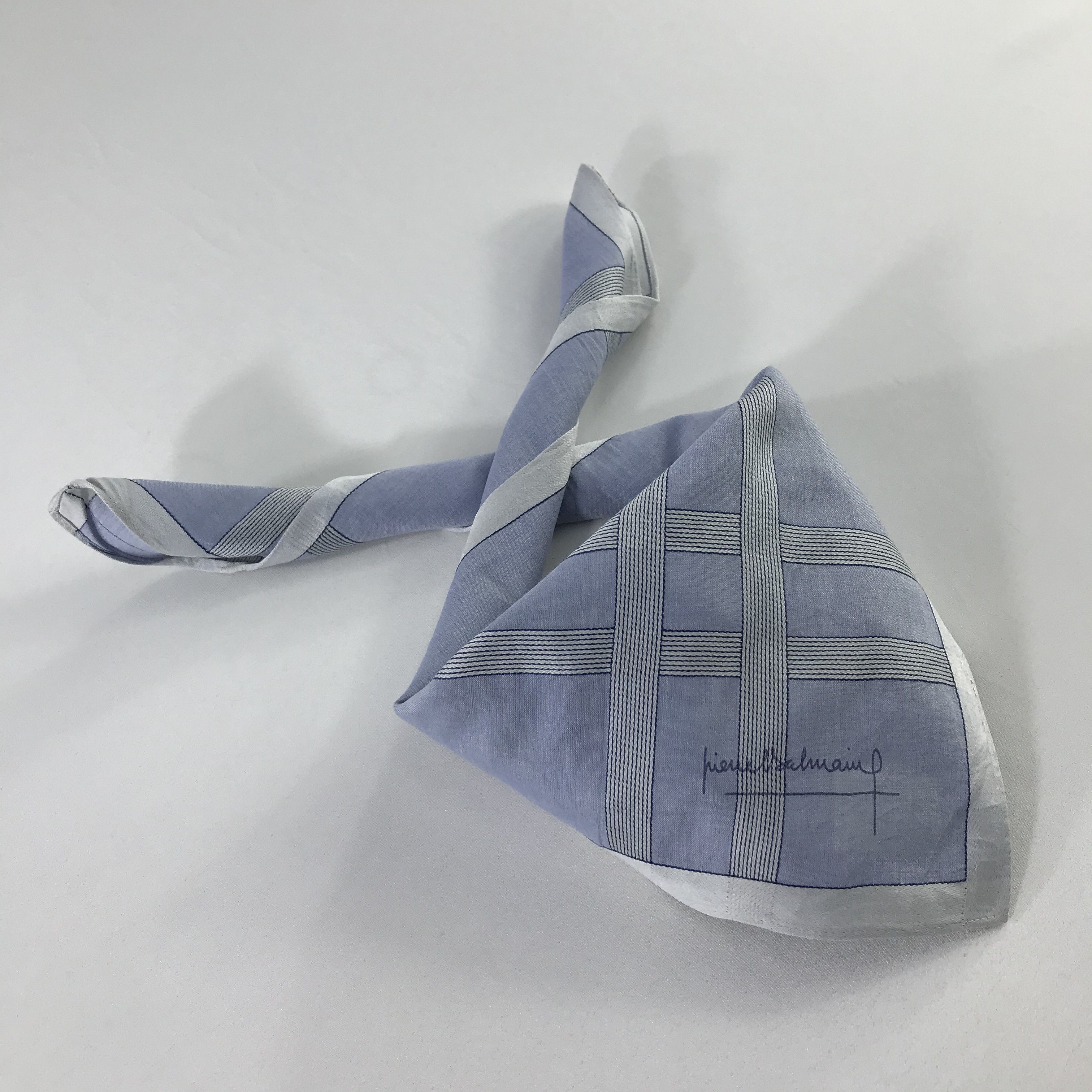 Pierre Balmain × Vintage Pierre Balmain Bandana / Handkerchief / Neckerchief - S1001 Size ONE SIZE - 4 Thumbnail