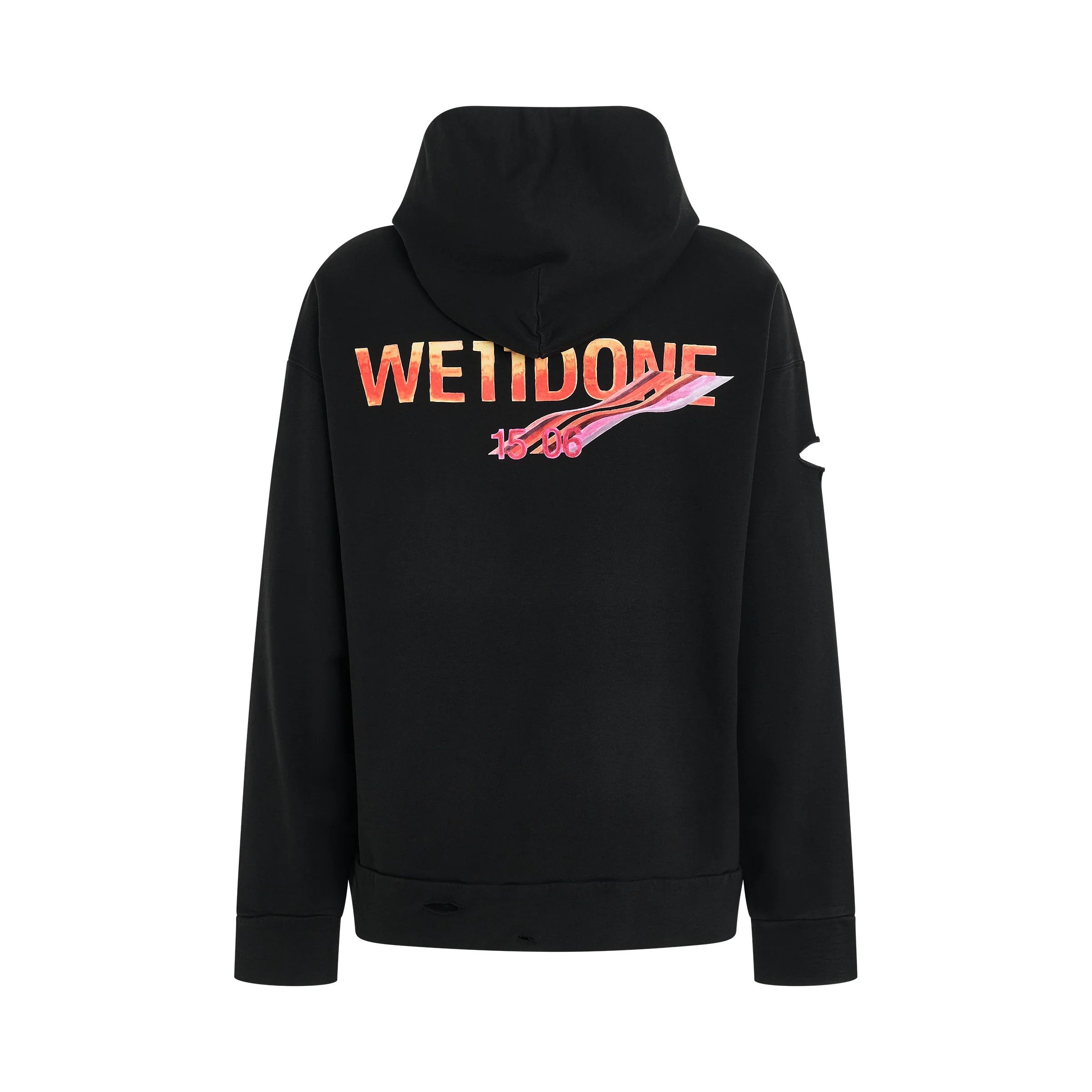 WE11DONE o1mris0824 Vintage Pocke Hoodie in Black Size US L / EU 52-54 / 3 - 4 Thumbnail