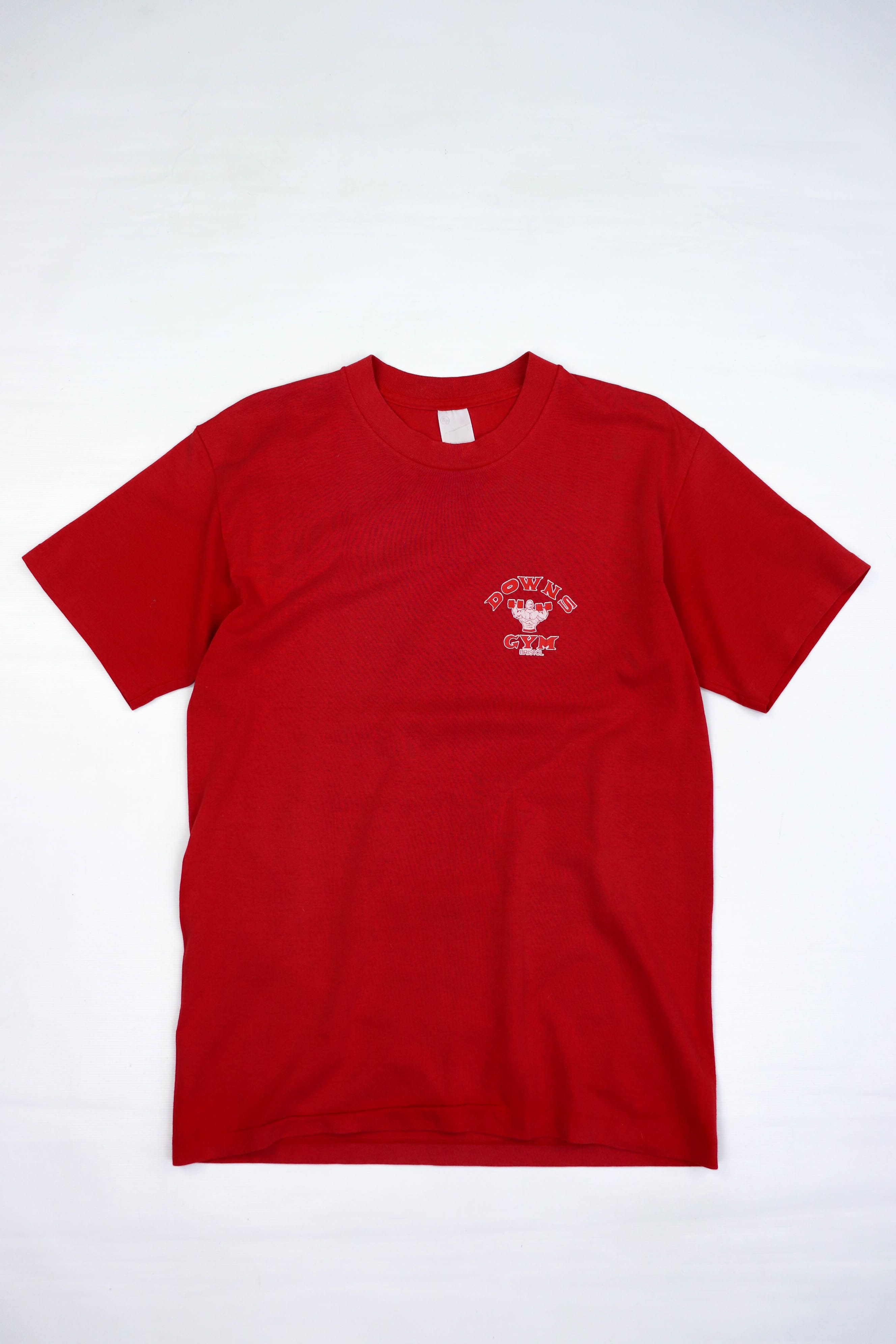 Vintage DOWNS GYM Bristol Vintage 90s Made in USA Single Stitch Tee Size US S / EU 44-46 / 1 - 1 Thumbnail