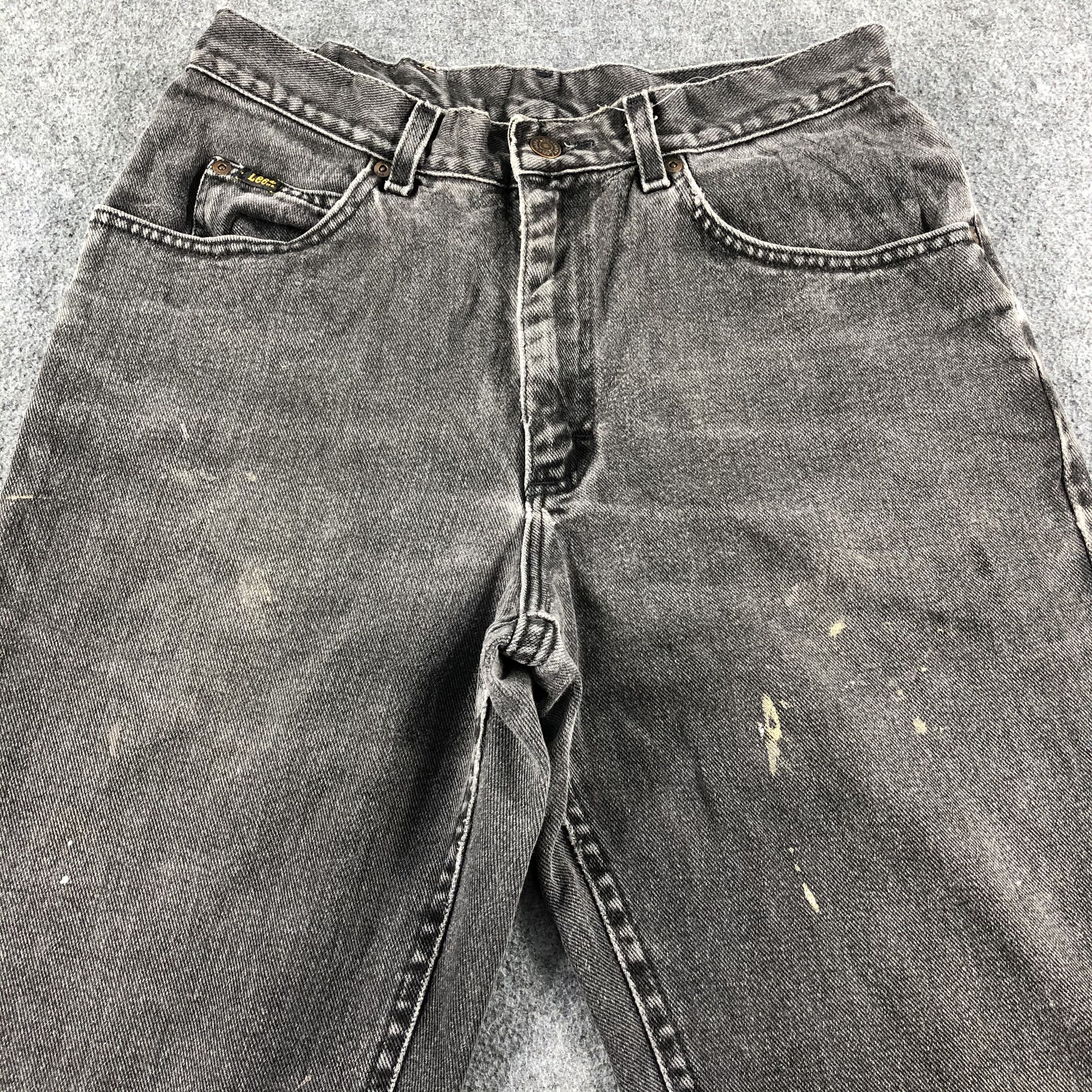 Lee Vintage Faded Black Lee Jeans-J2407 Size US 30 / EU 46 - 3 Thumbnail