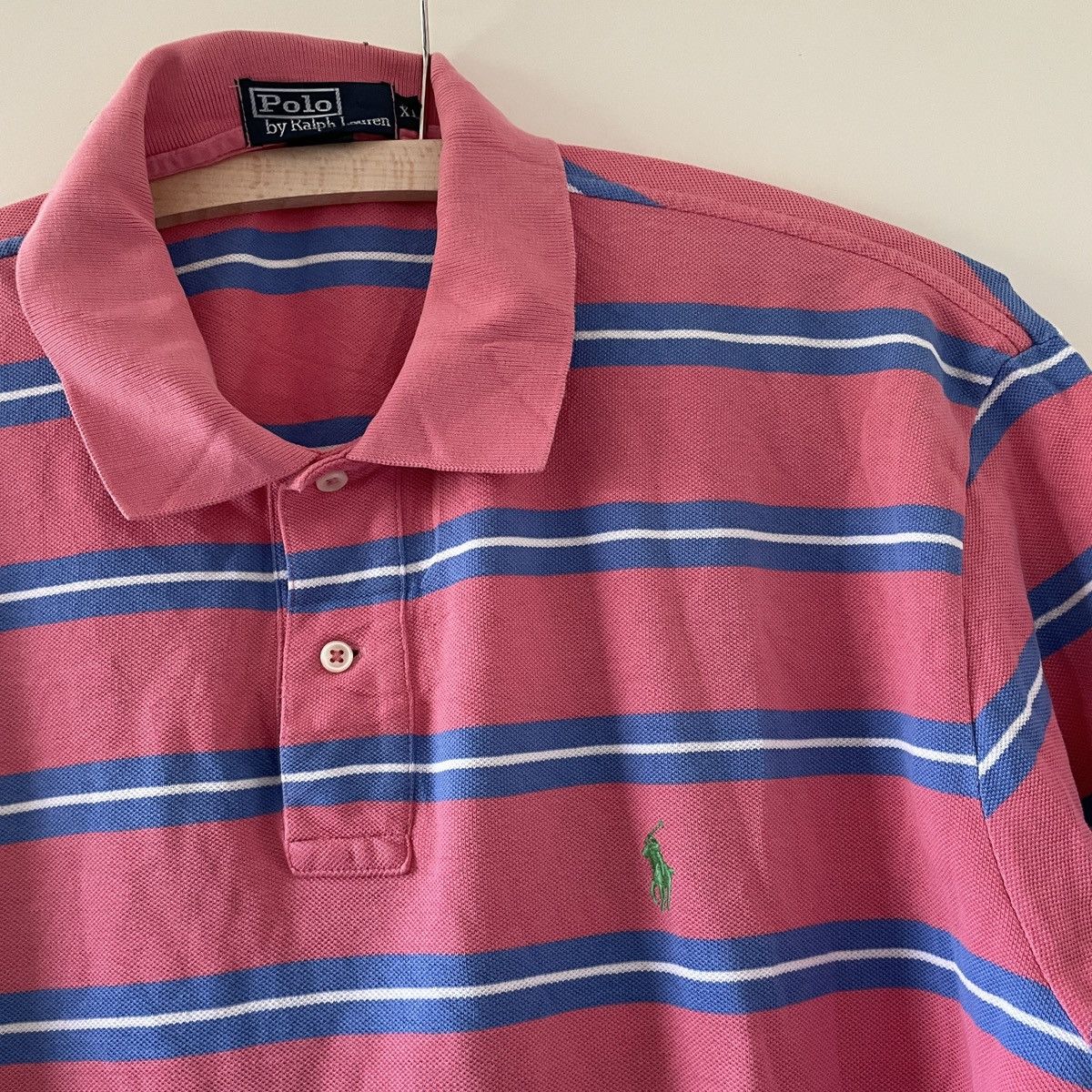 Polo Ralph Lauren Pink/Blue/White Ralph Lauren Polo Size US XL / EU 56 / 4 - 3 Thumbnail