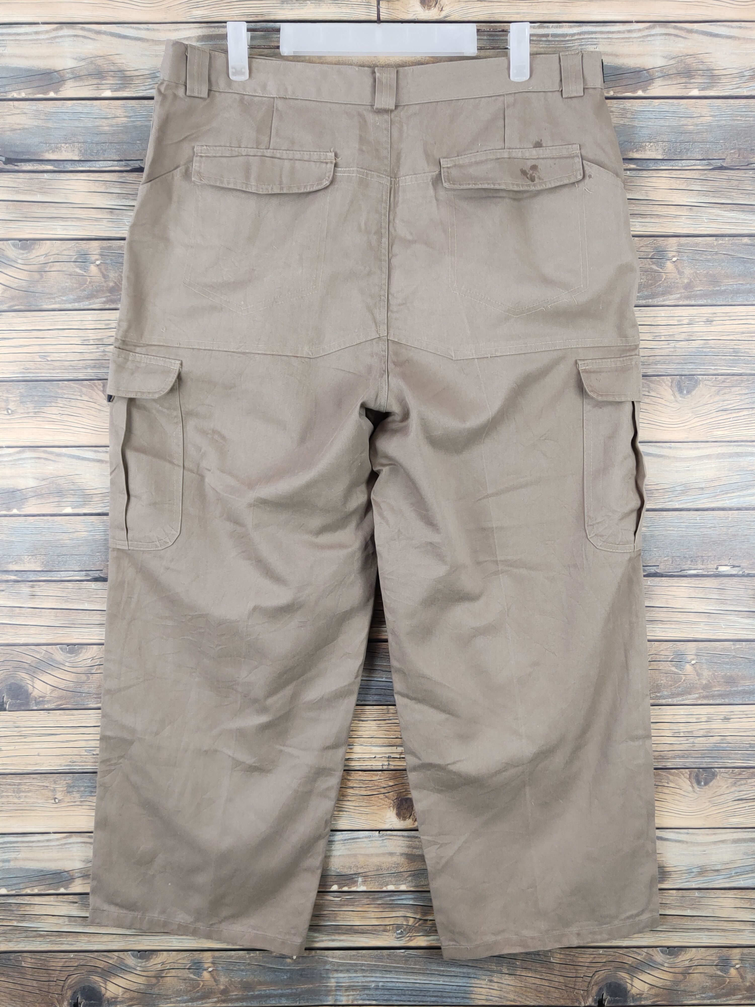 Japanese Brand Golf Master Brown Multipocket Tactical Cargo Pants #W1832 Size US 36 / EU 52 - 8 Thumbnail