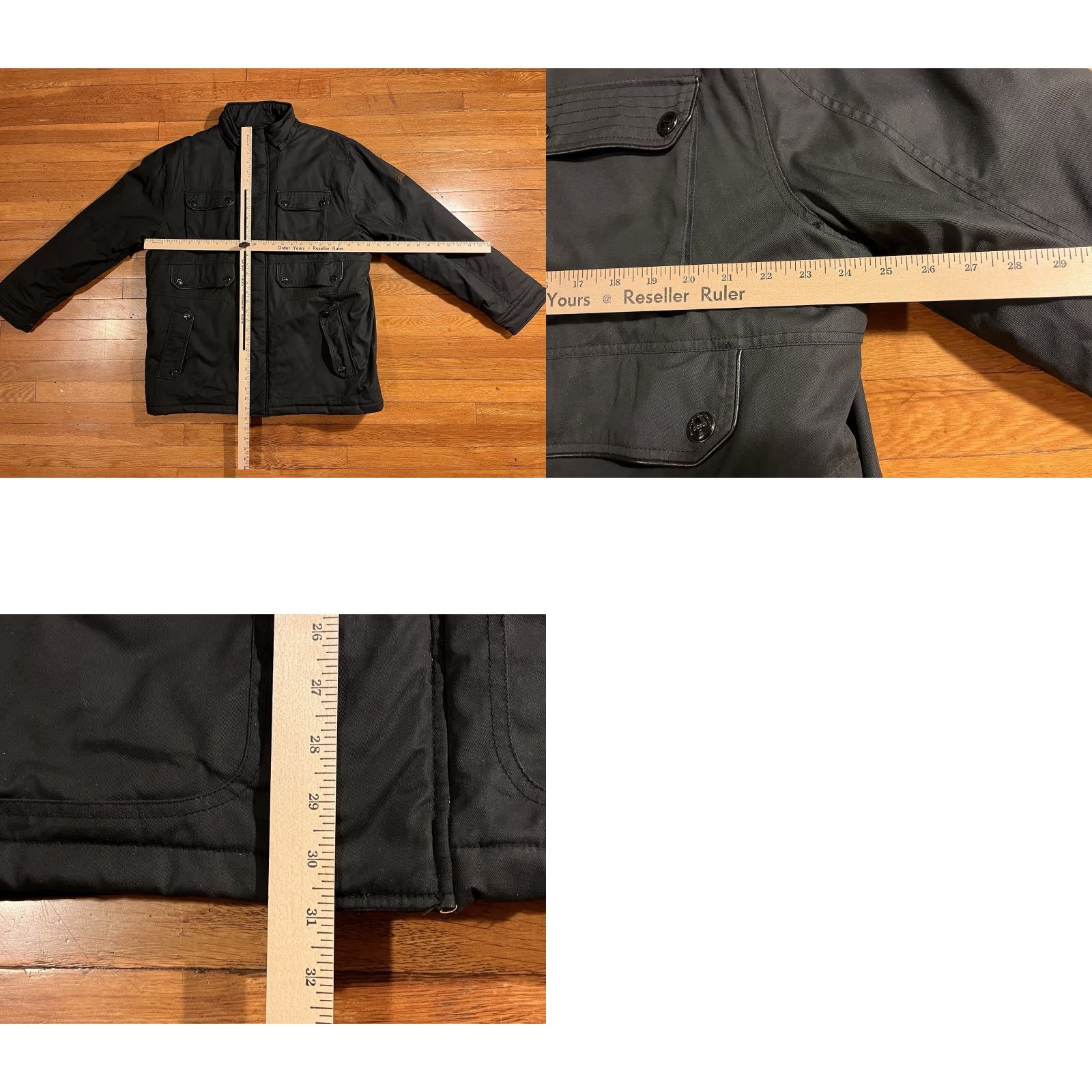 Coogi VINTAGE COOGI Tactical Bomber Jacket Men’s 2XL Black Hip Hop Classic Outerwear Long Jacket Mens 50 in Chest Bodysigned Size US XXL / EU 58 / 5 - 9 Thumbnail